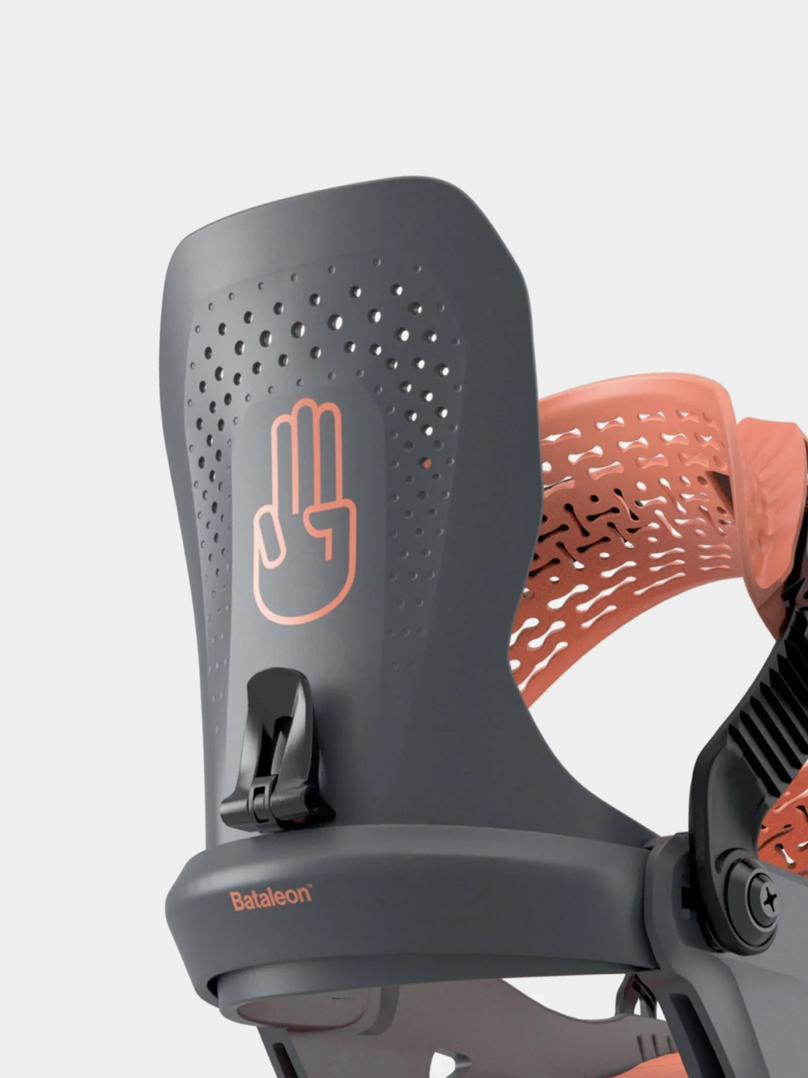 Dámské Snowboardové vázání Bataleon Donna HeelWrap (black peach)