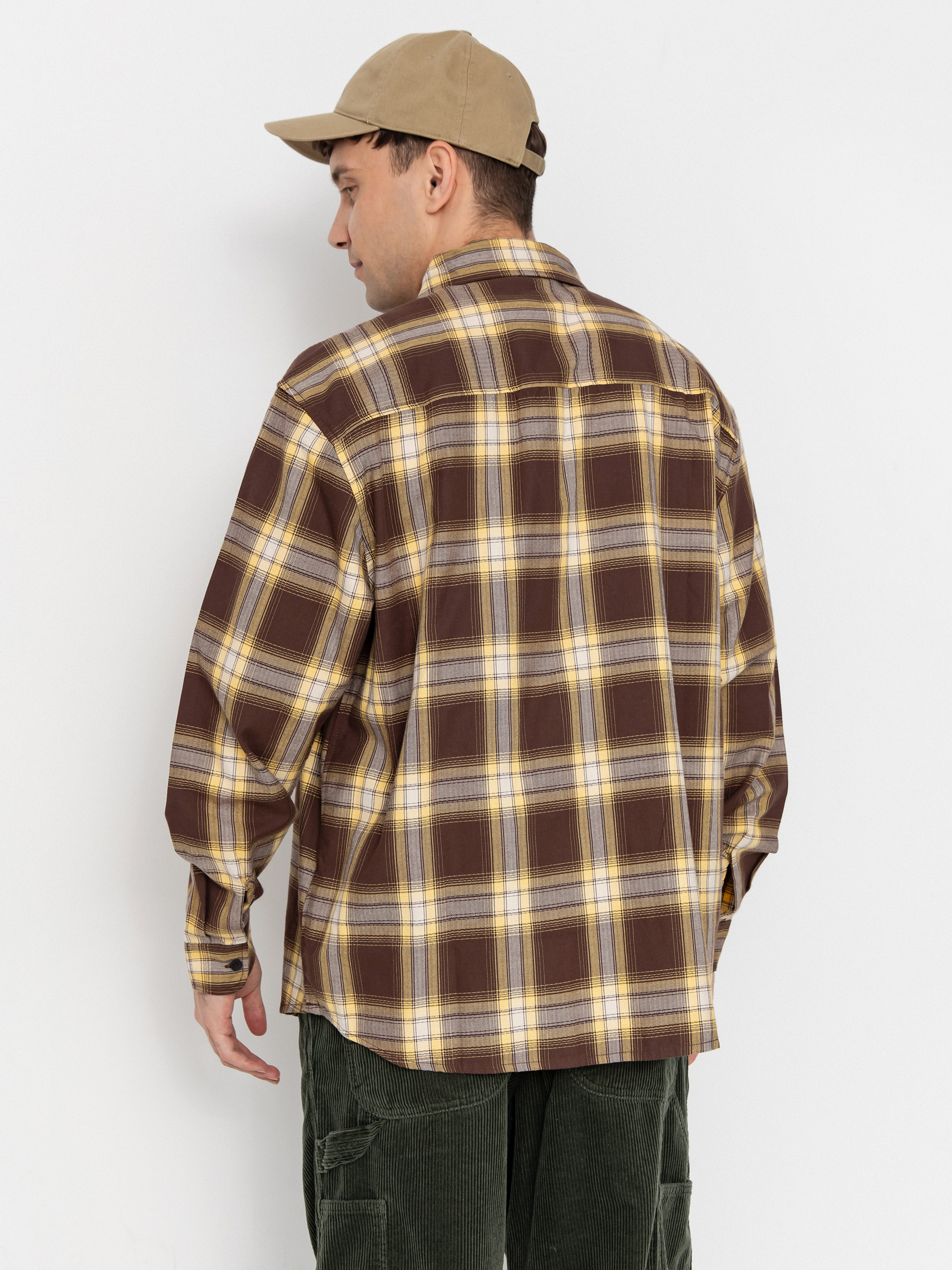 Košile Element All Season 1Pkt Lightweight (java/cornsilk plaid)