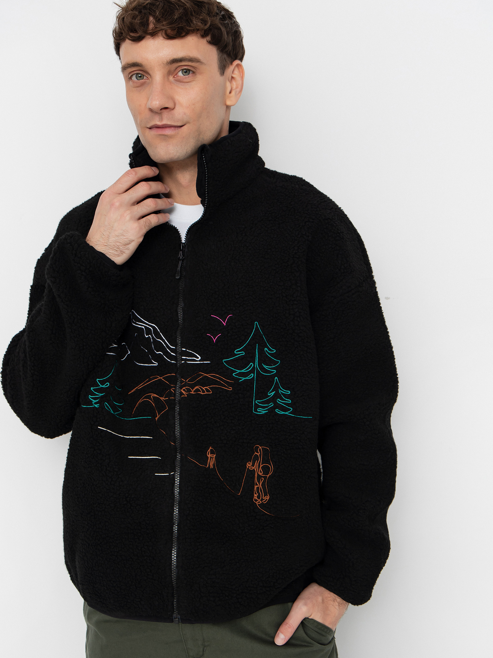 Fleecová mikina Picture Hafdals Embro (black)