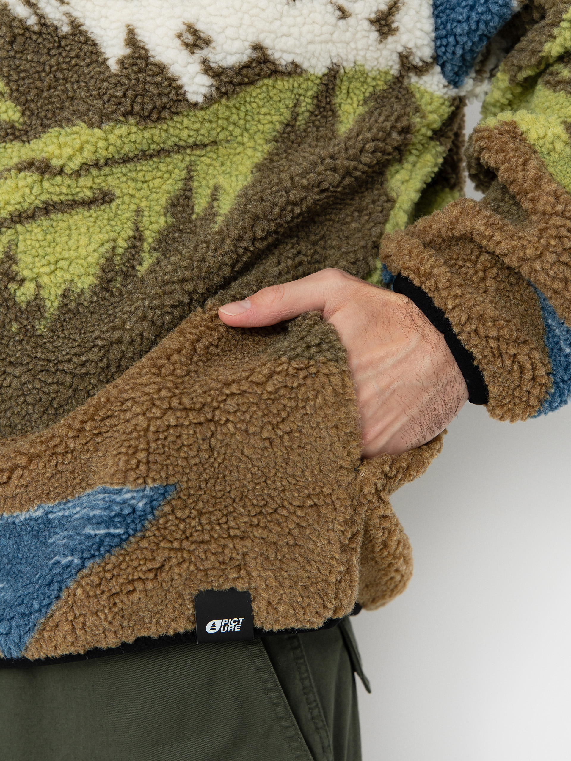 Pánský Fleecová mikina Picture Hafdals (cloudy landsc sherpa m)