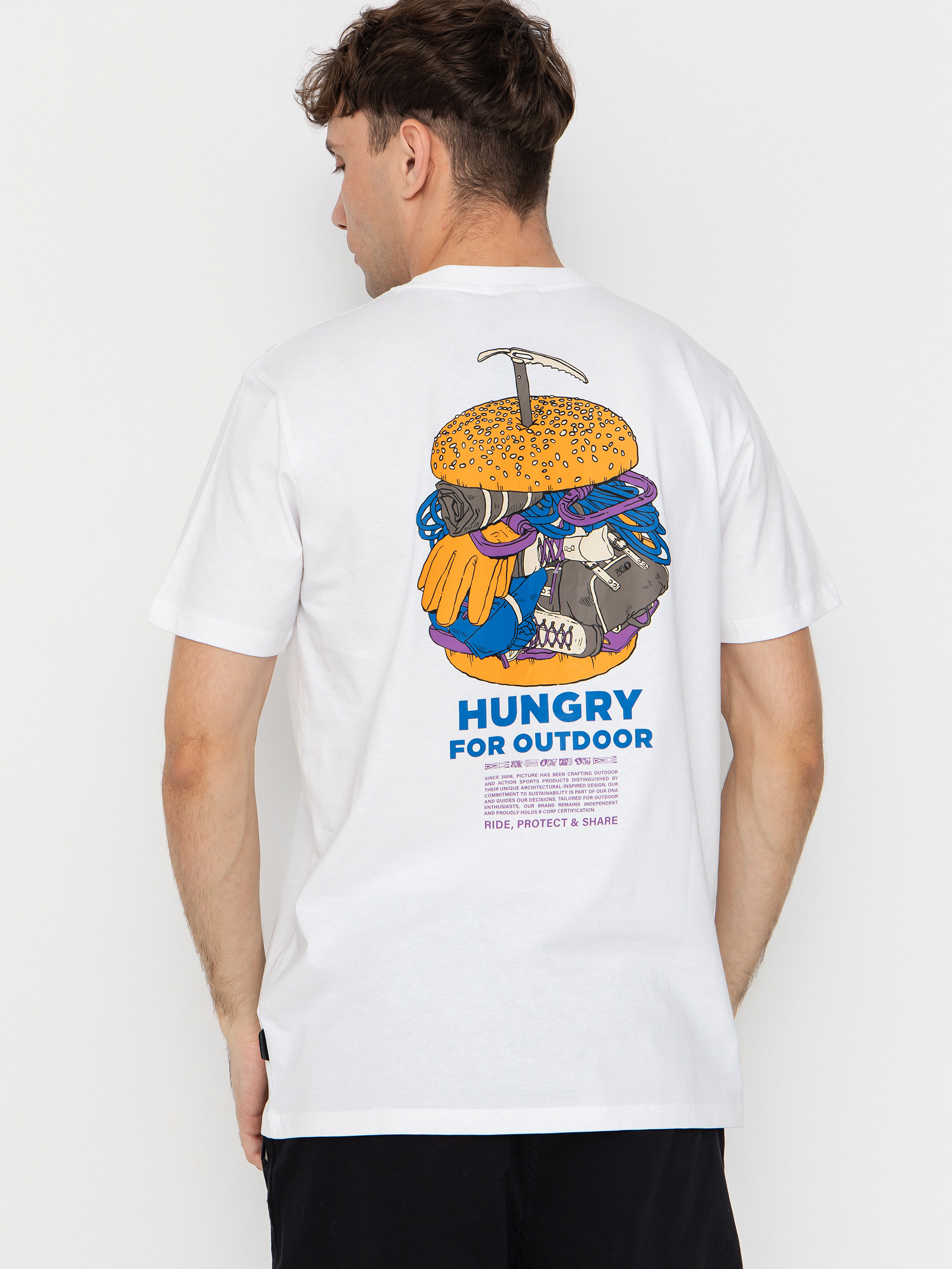 Tričko Picture Hikkily (white)