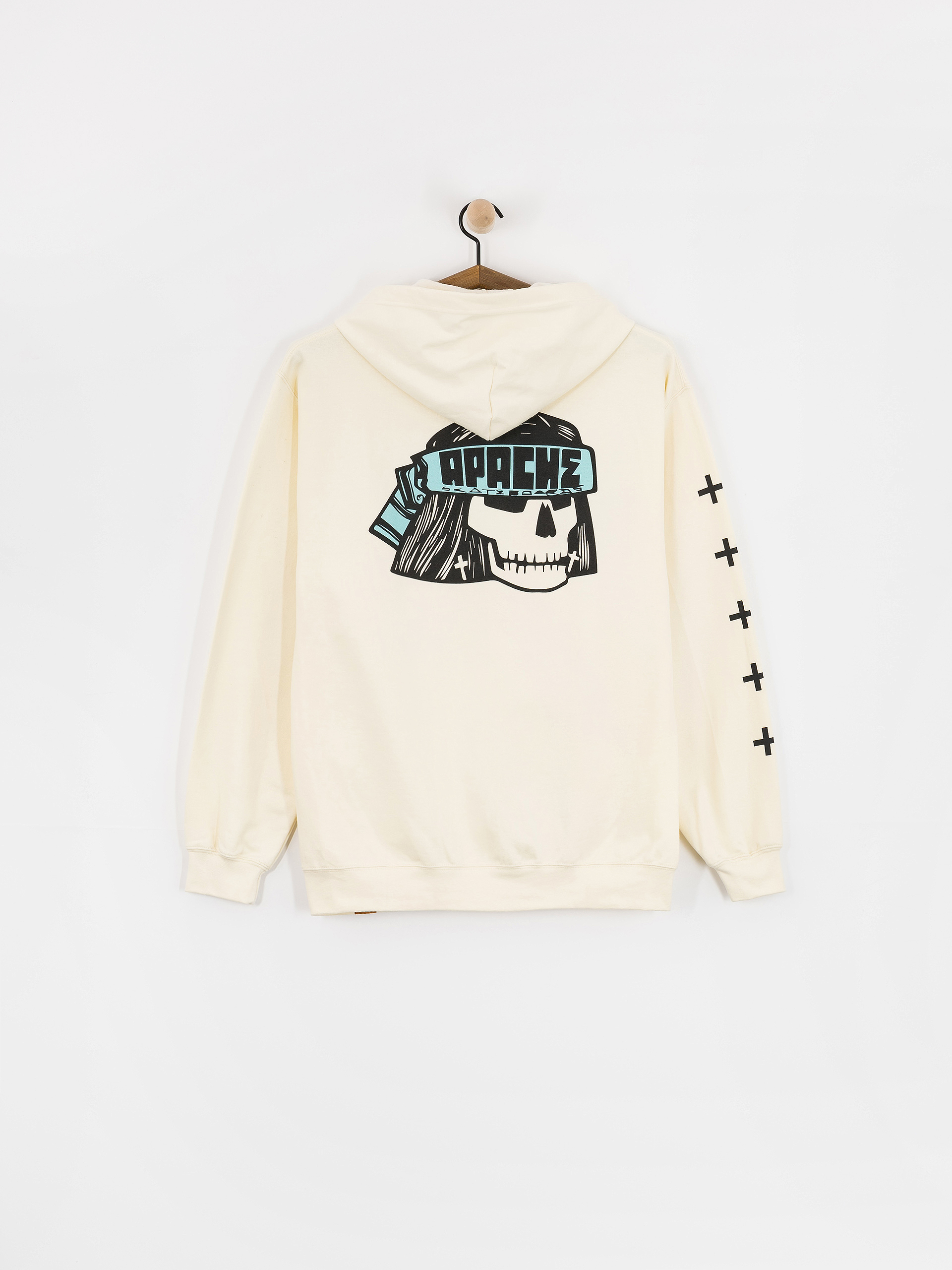 Mikina s kapucí Etnies Etnies X Apache ZHD (natural)