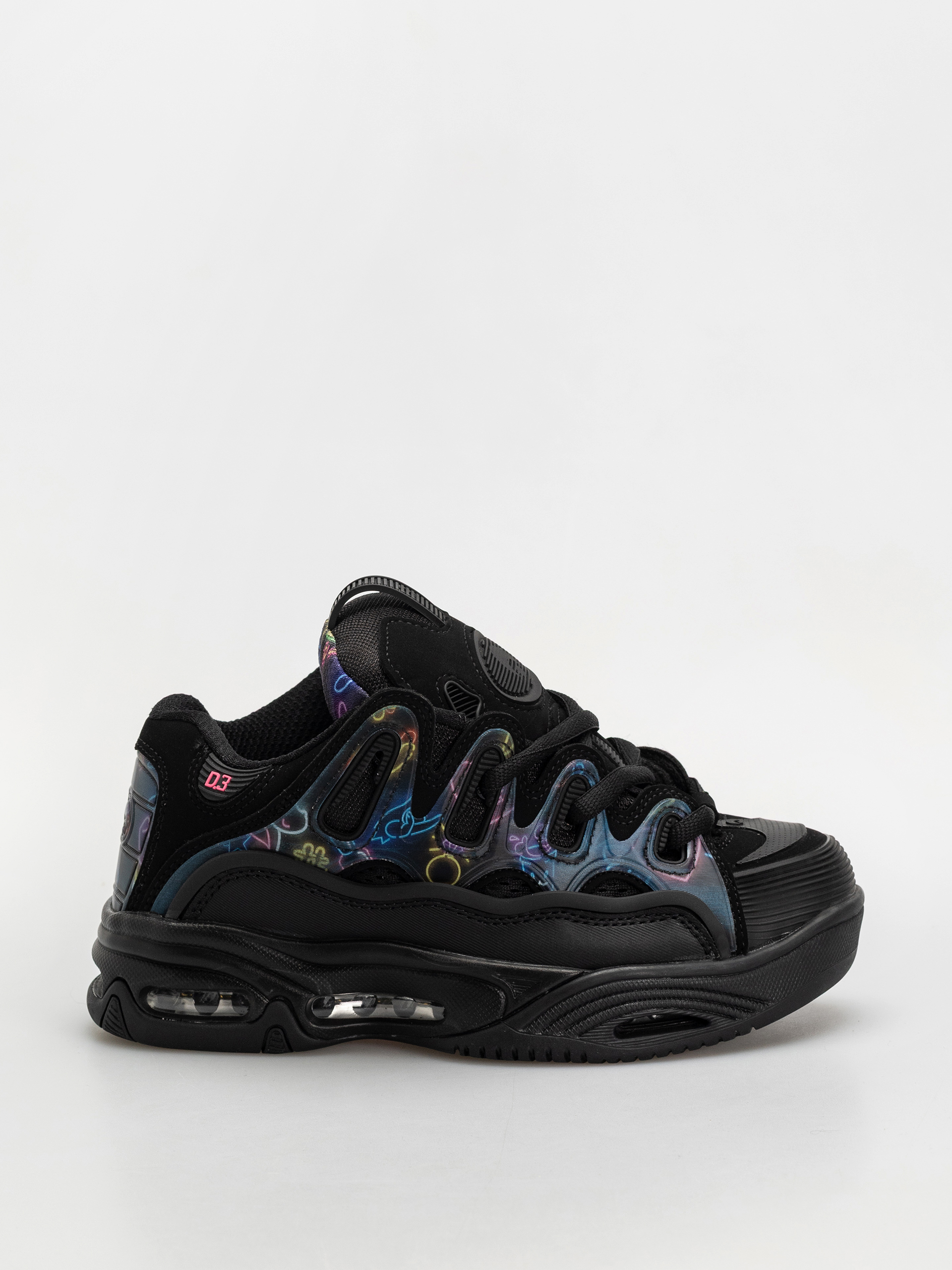 Boty Osiris D3 2001 (black/pink/holo)