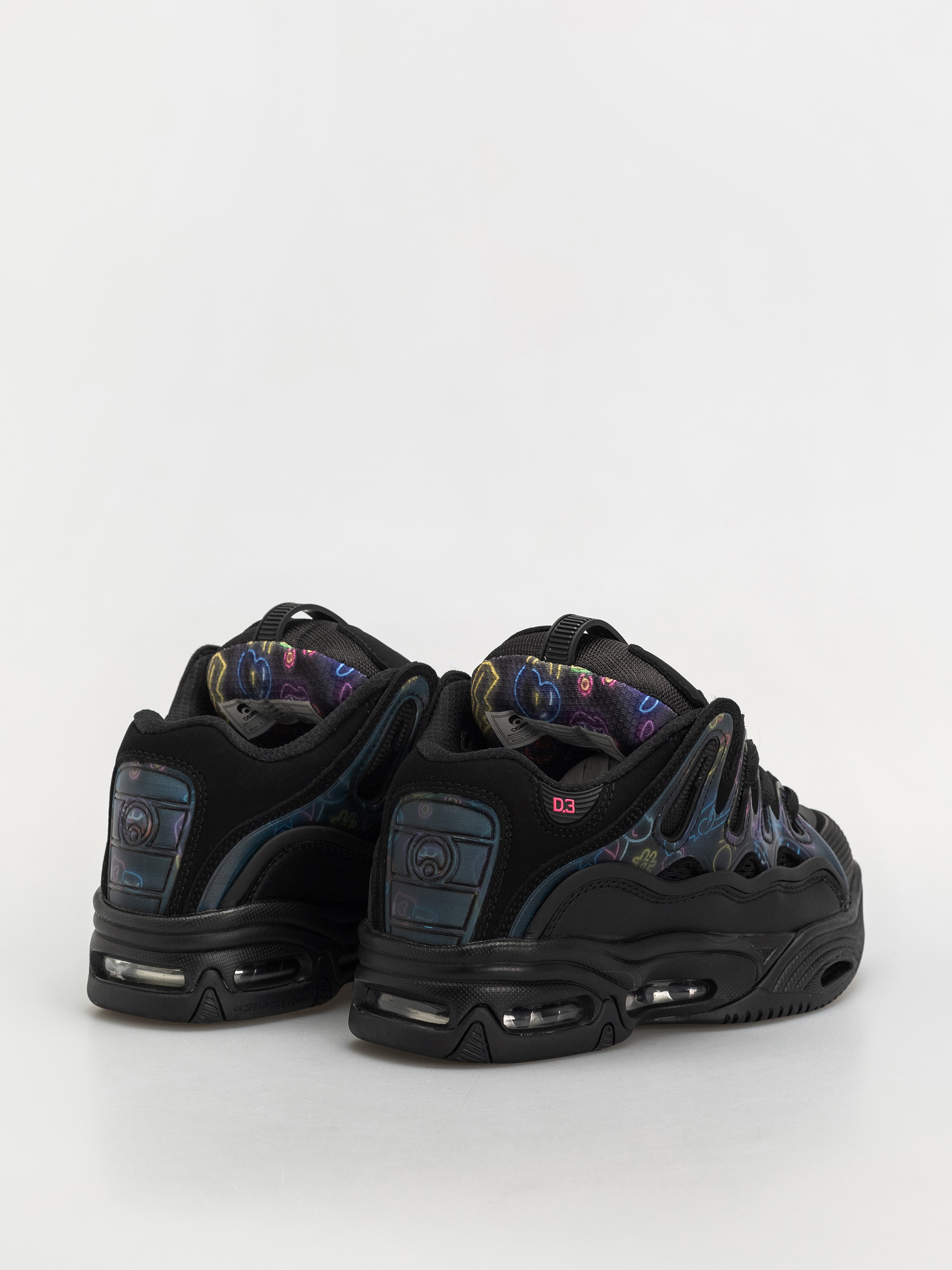 Boty Osiris D3 2001 (black/pink/holo)