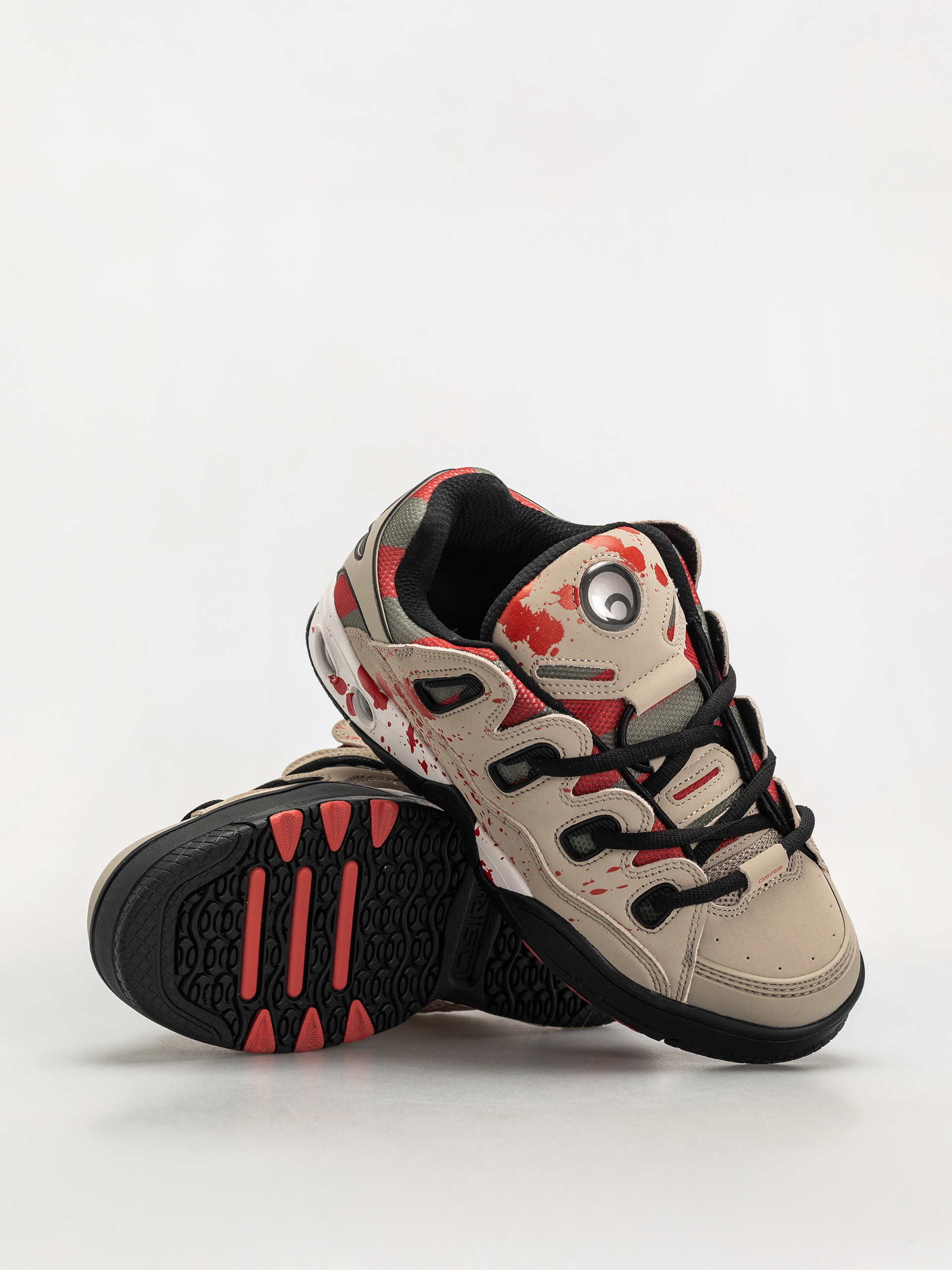 Boty Osiris D3 OG (taupe/olive/drips)