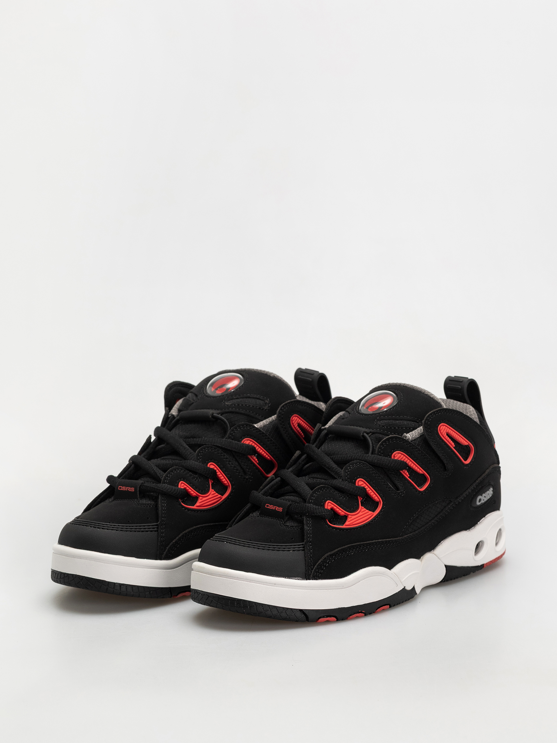 Boty Osiris D3 E (black/charcoal/red)