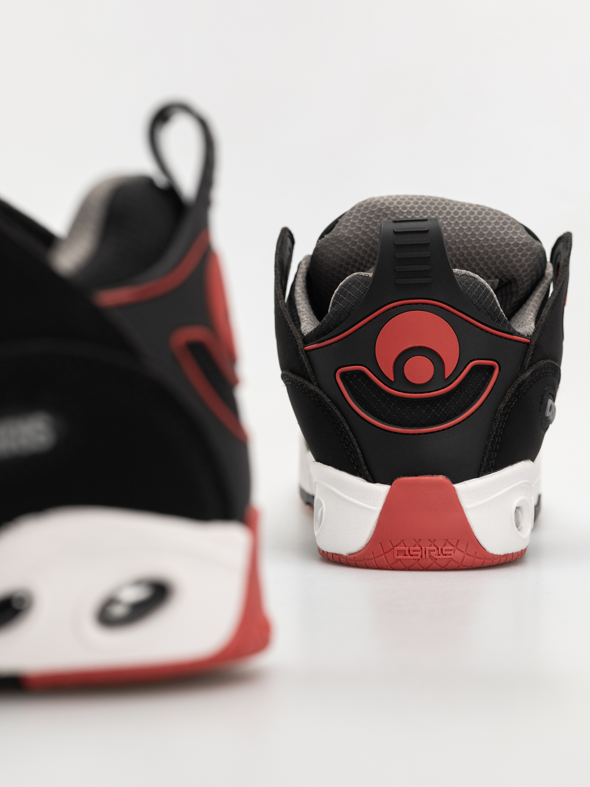 Boty Osiris D3 E (black/charcoal/red)