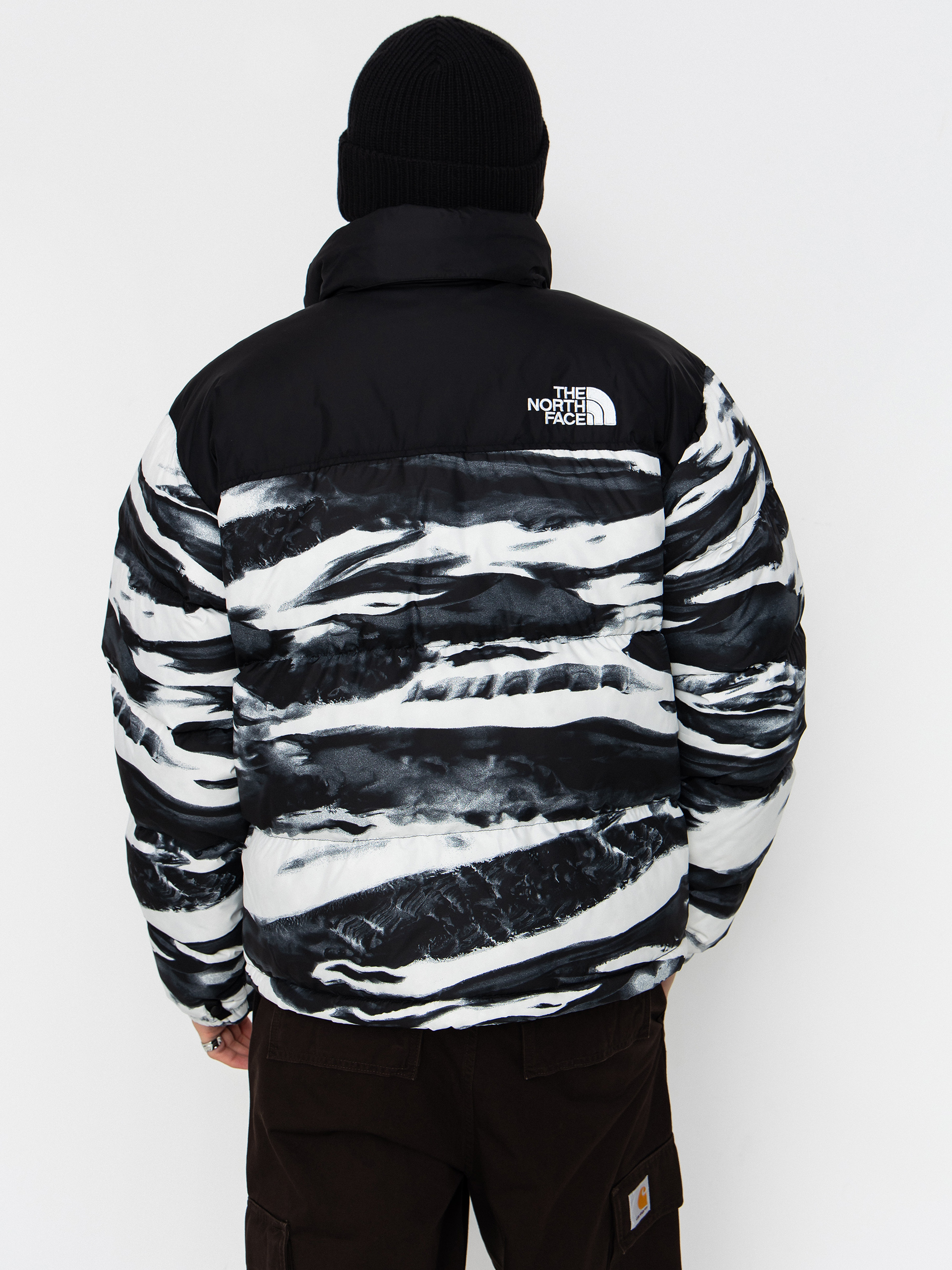 Bunda The North Face 1996 Retro Nuptse Print (tnf black edge of light)