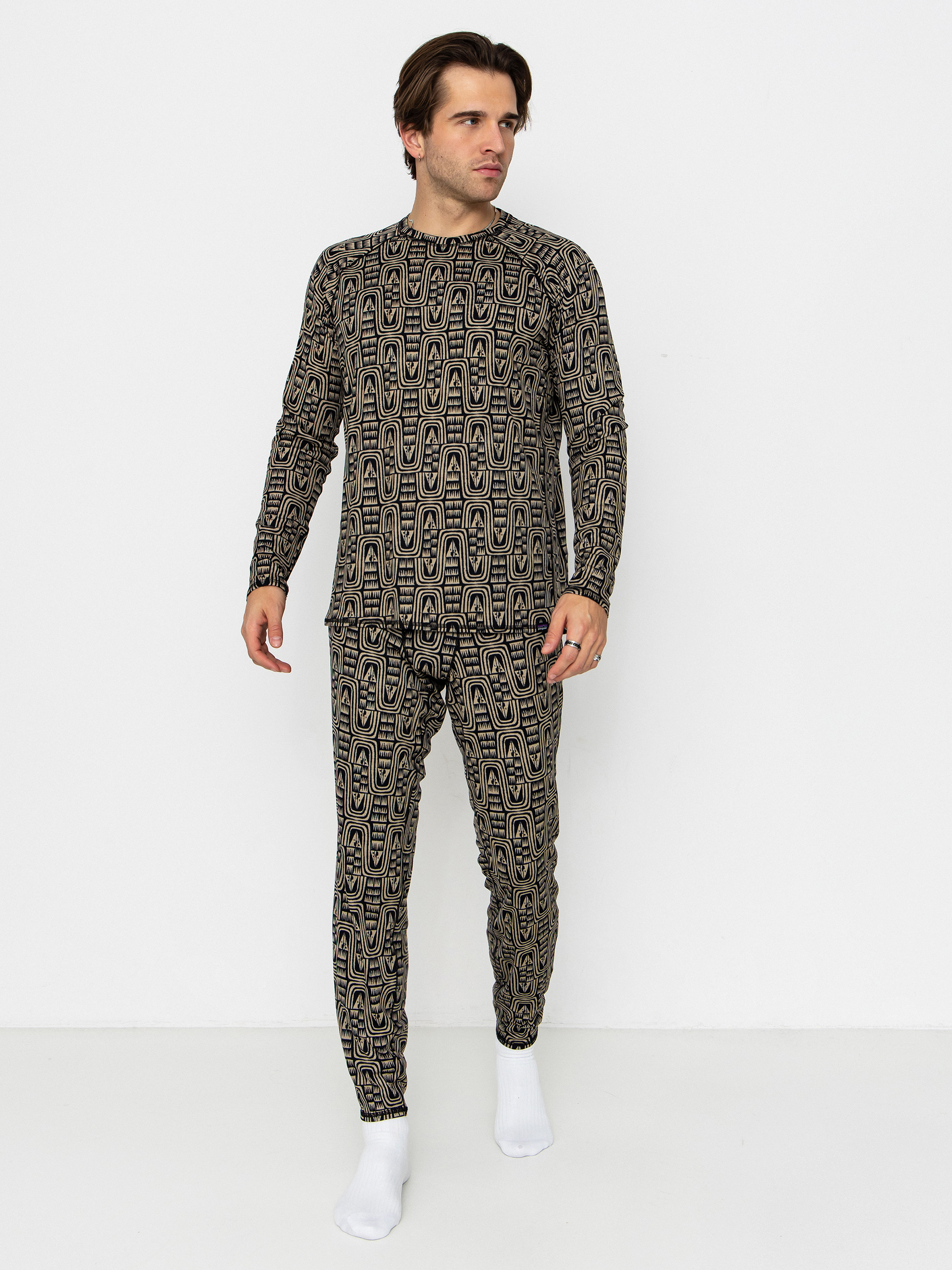 Triko Patagonia Cap MW Crew (flow sunken blue)