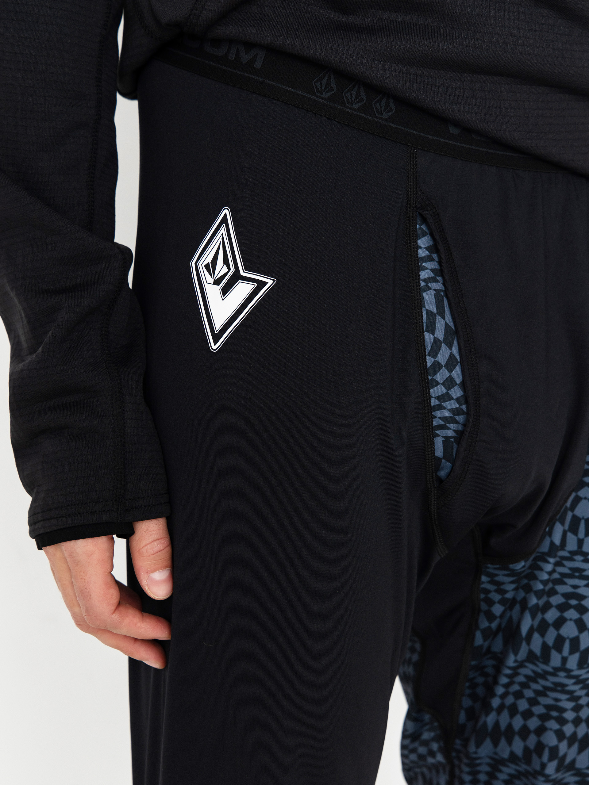 Pánské Termoleginy Volcom M V Science (black/charcoal)