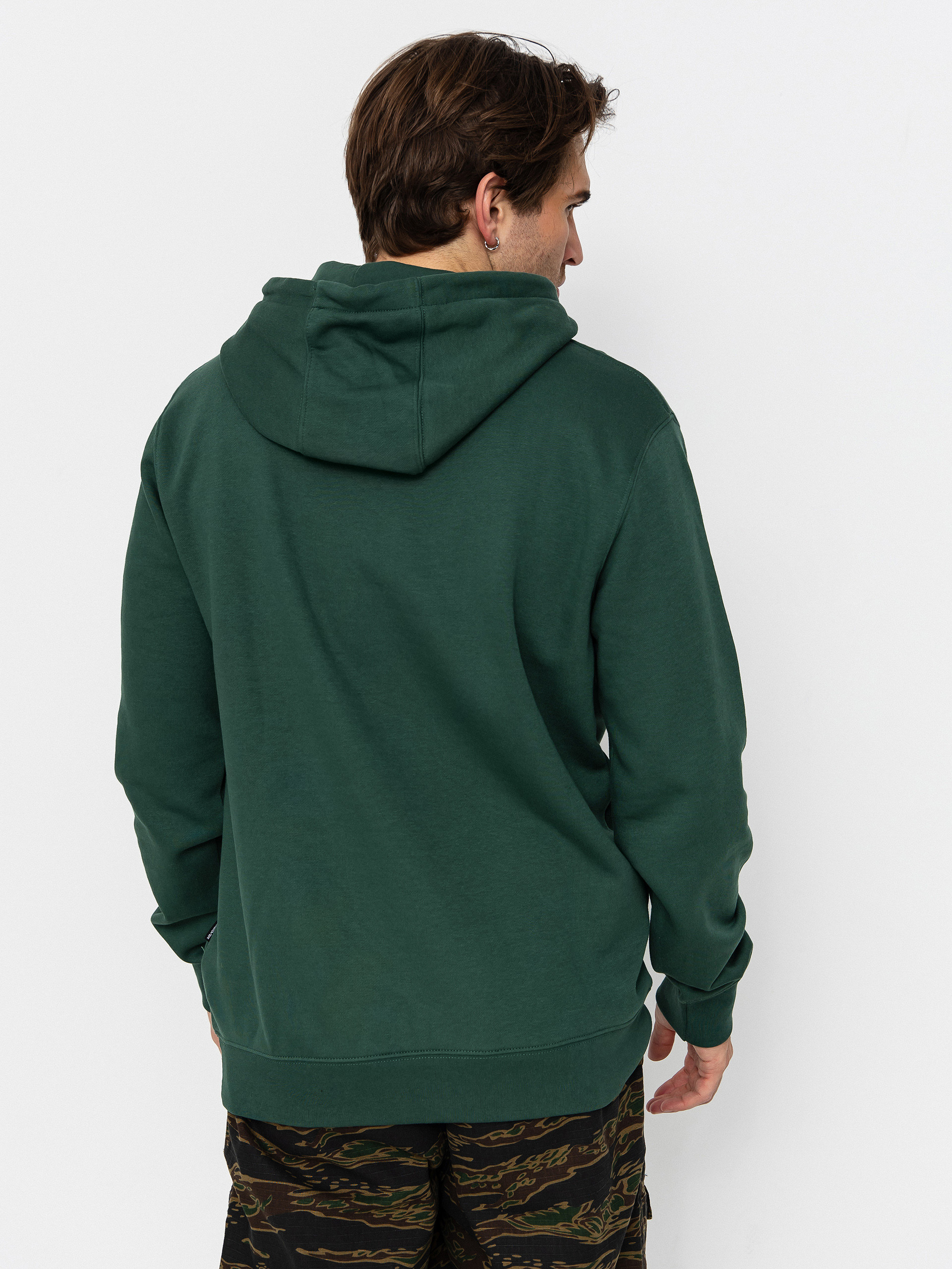 Mikina s kapucí Quiksilver Fineline HD (trekking green)