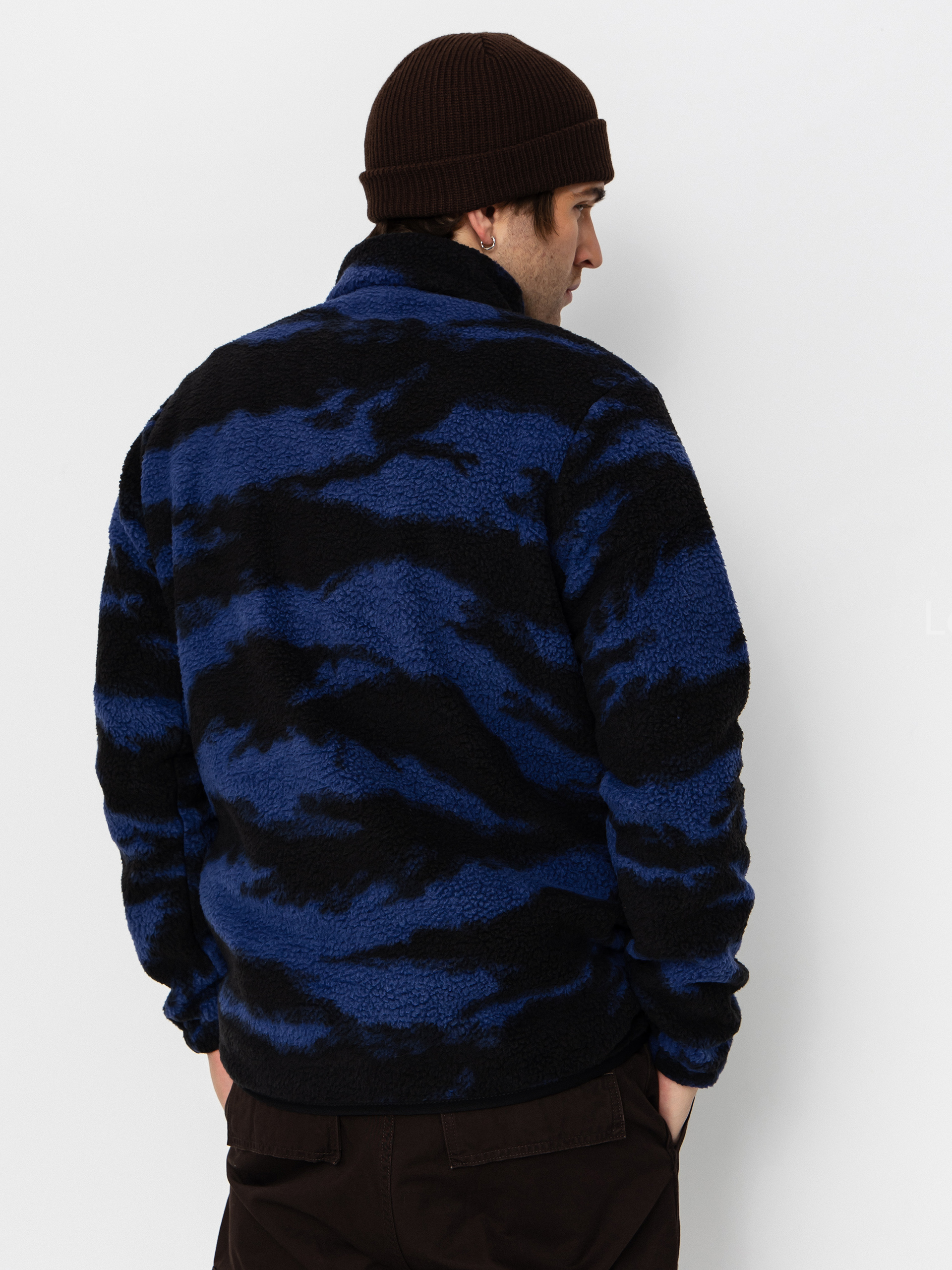 Pánský Fleecová mikina Picture Kimag Printed 1/4 Zip (retro fusion print)