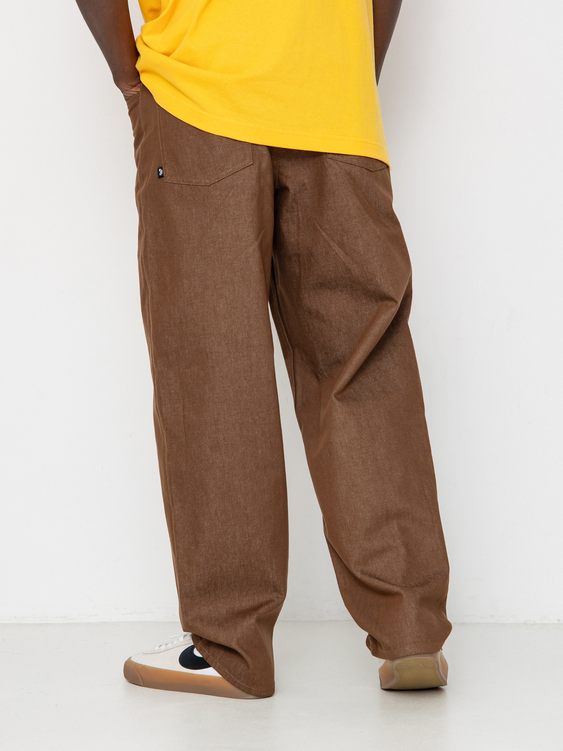 Kalhoty Nike SB Loose Denim (mosswood brown)