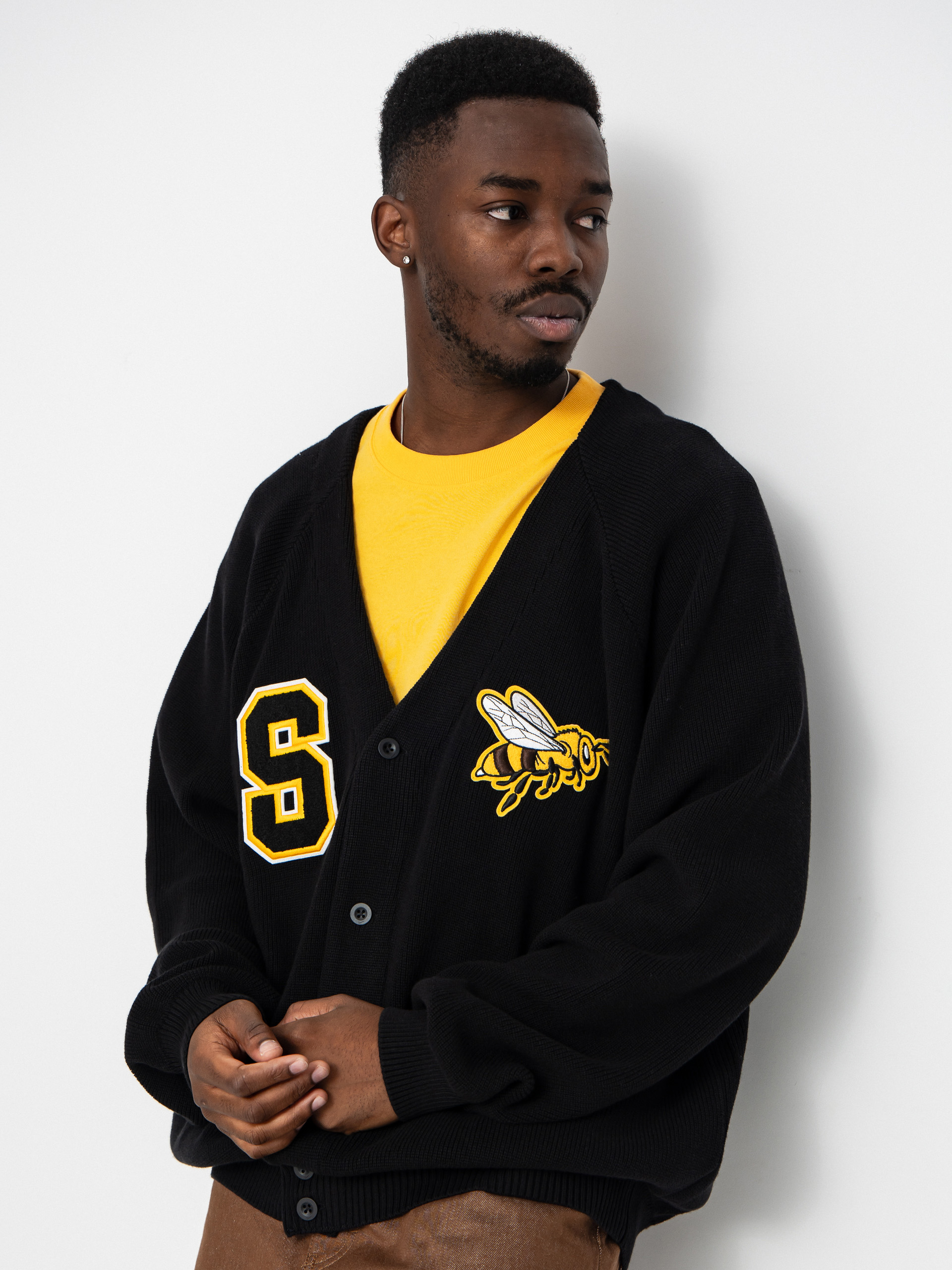 Svetr Nike SB Collegial Cardigan (black)