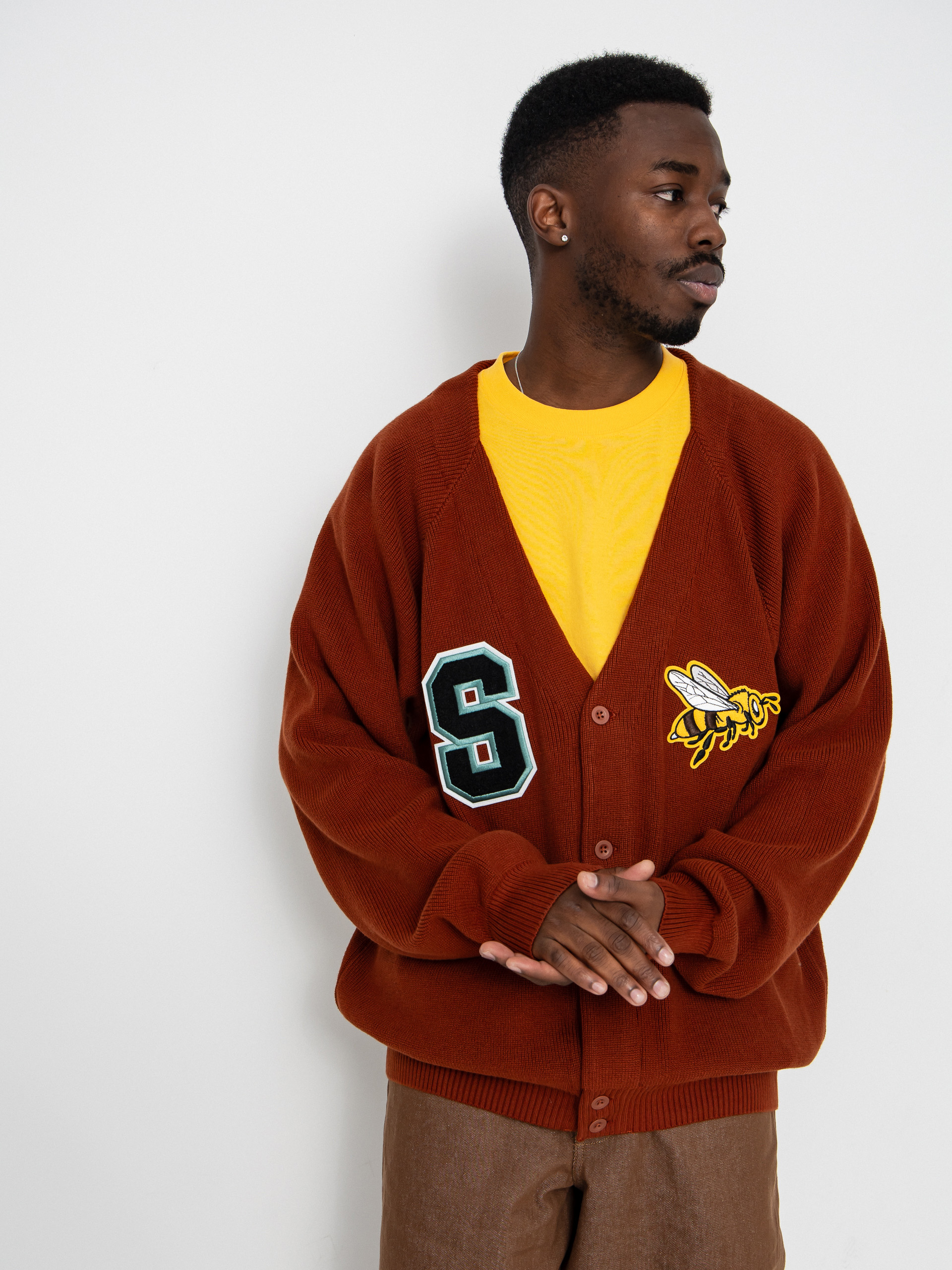 Svetr Nike SB Collegial Cardigan (cinnamon)