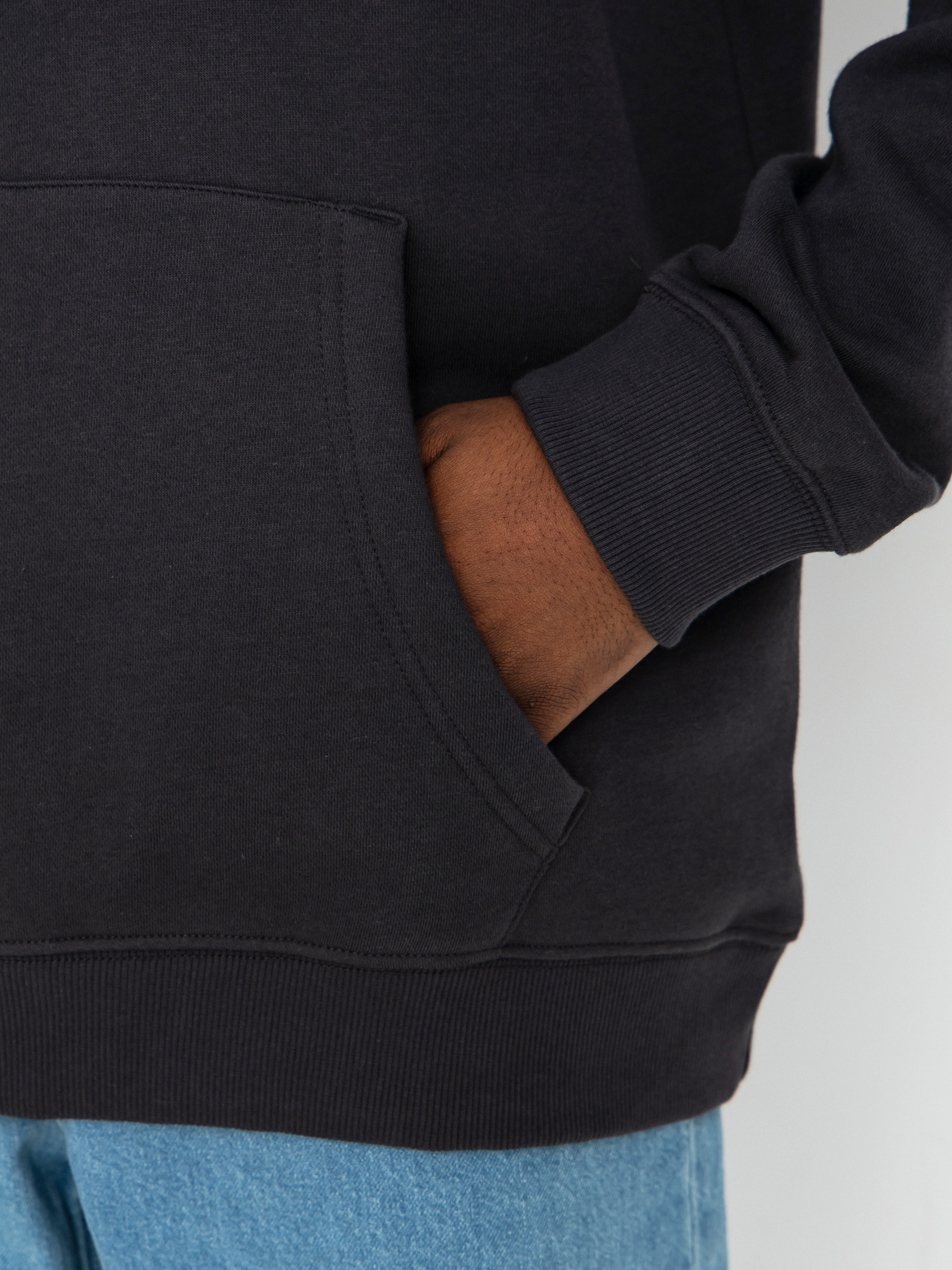 Mikina s kapucí Element Lowcase Bp HD (off black)