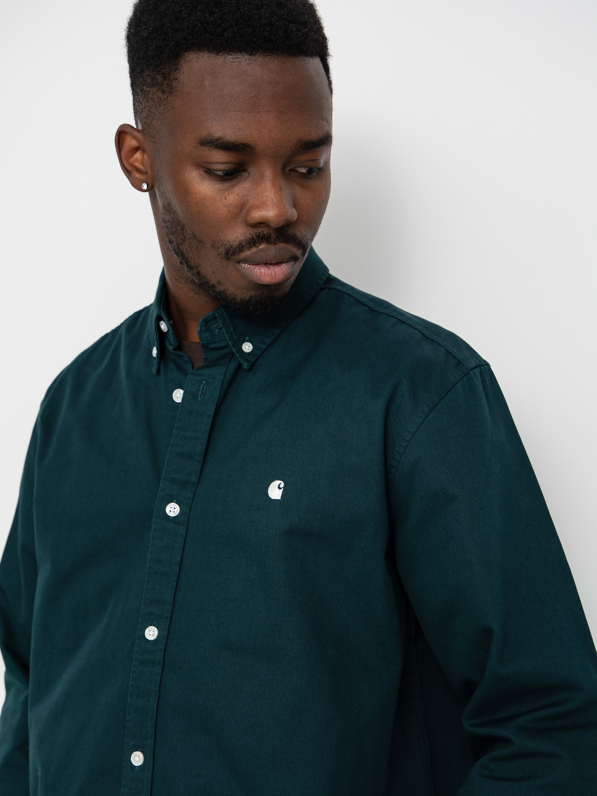 Košile Carhartt WIP Madison (dark fir/wax)