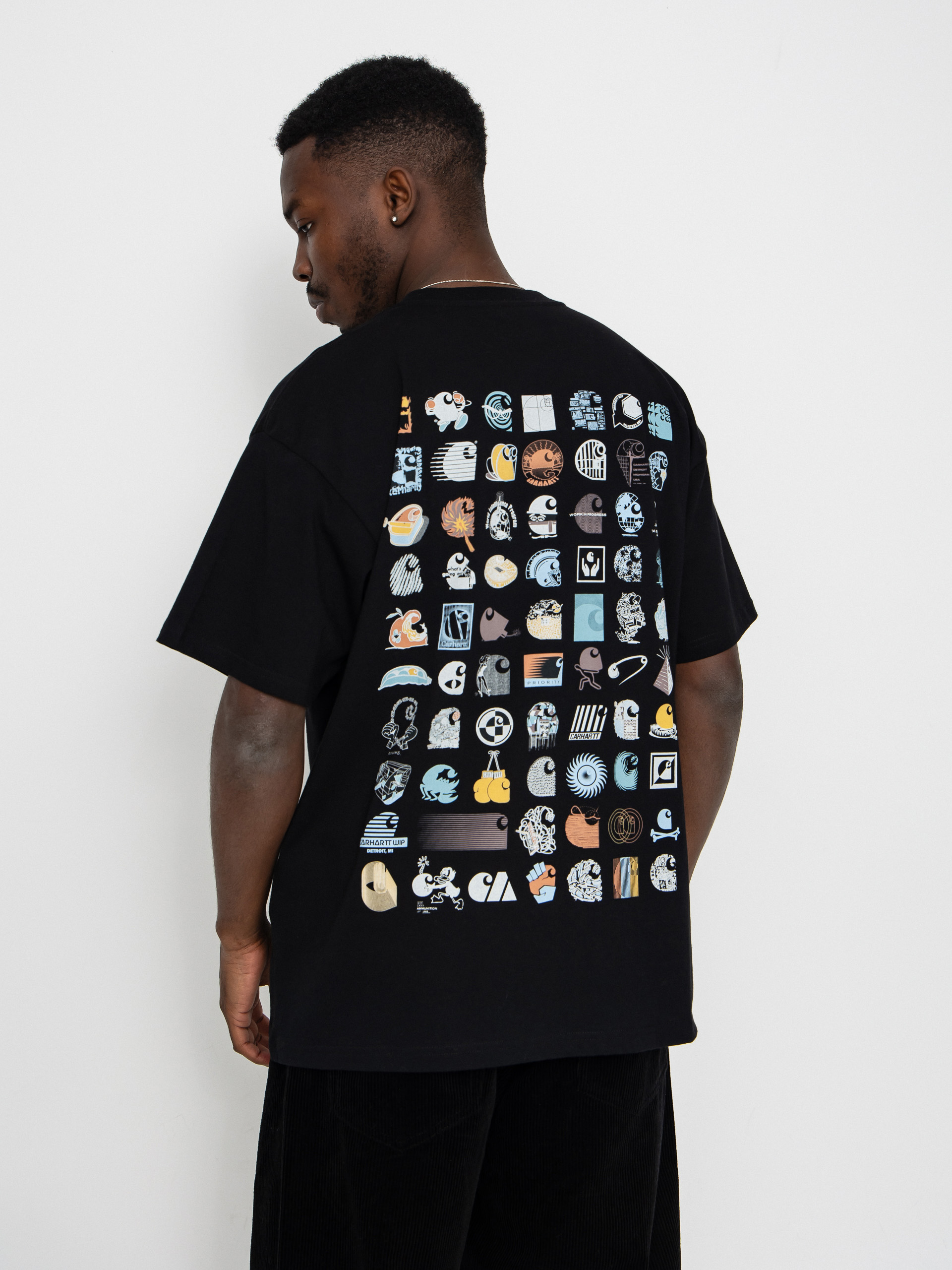 Tričko Carhartt WIP C Logo Archive (black)