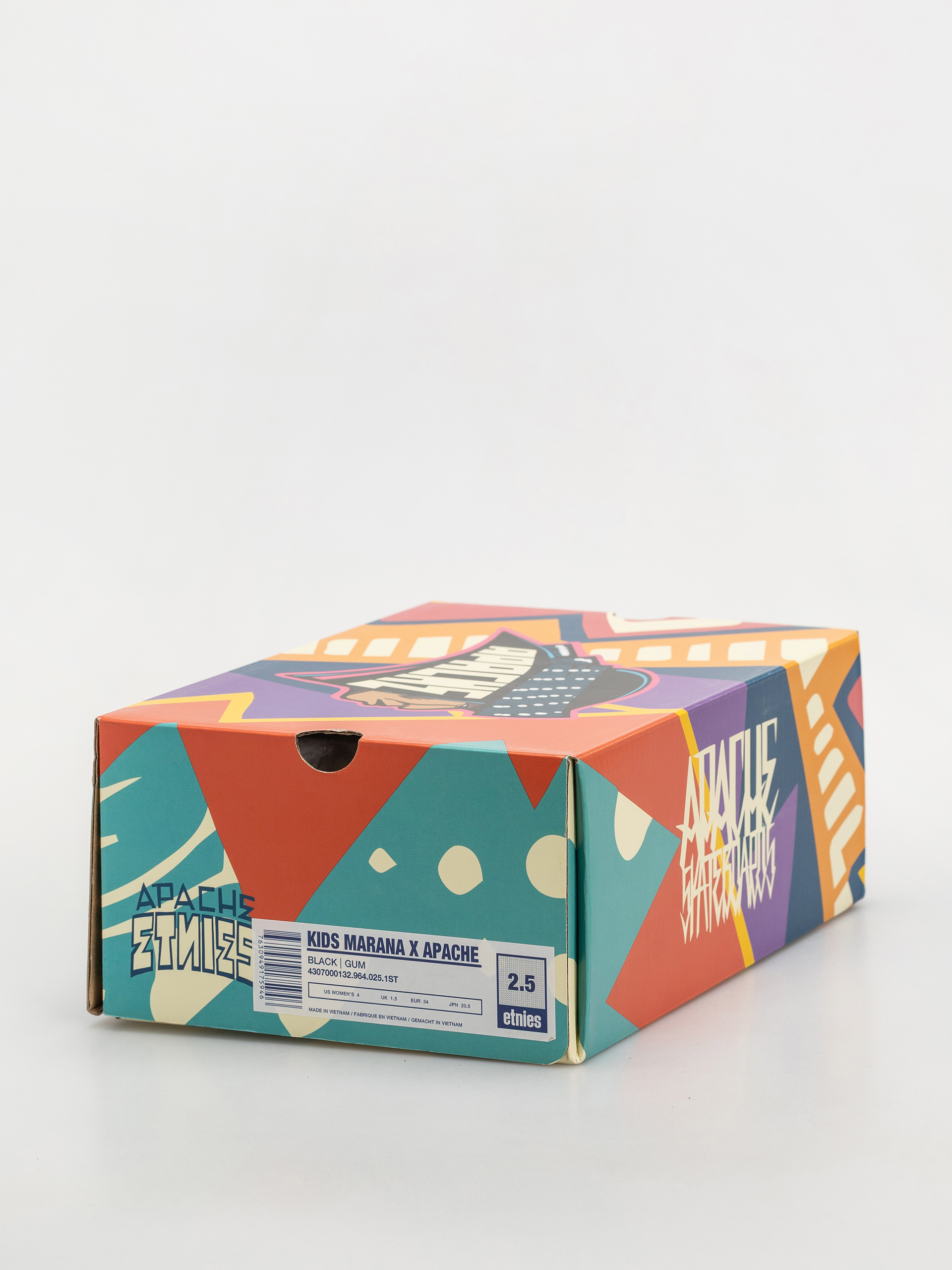 Boty Etnies Kids Marana X Apache JR (black/gum)