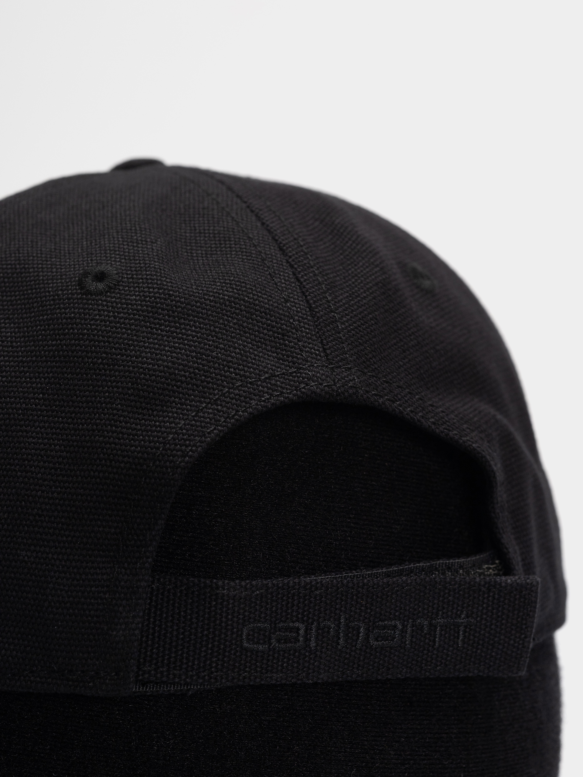 Kšiltovka  Carhartt WIP Canvas (black)
