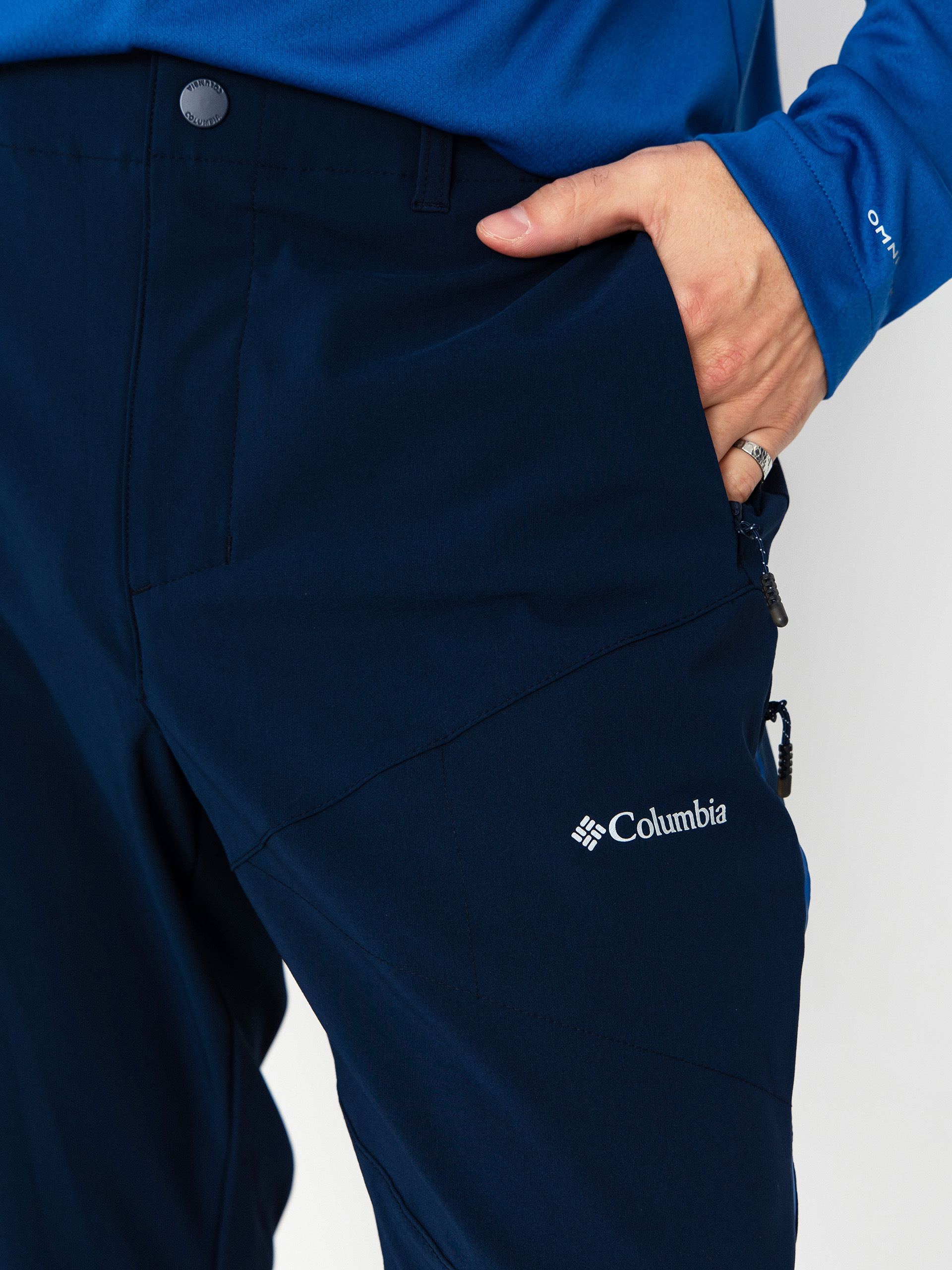 Kalhoty Columbia Tech Softshell (collegiate navy)