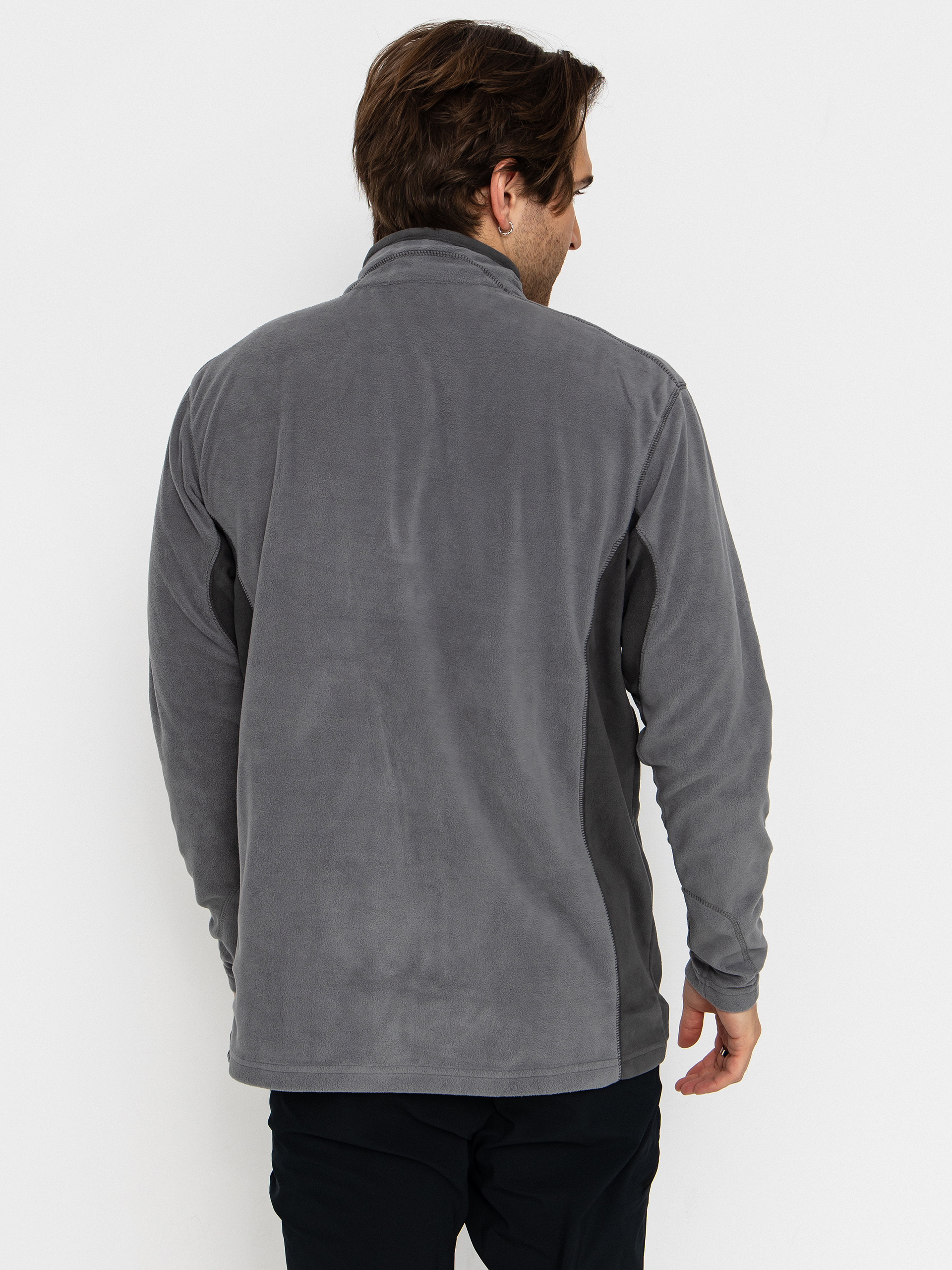 Pánský Fleecová mikina Columbia Klamath Range II Half Zip (city grey/shark)