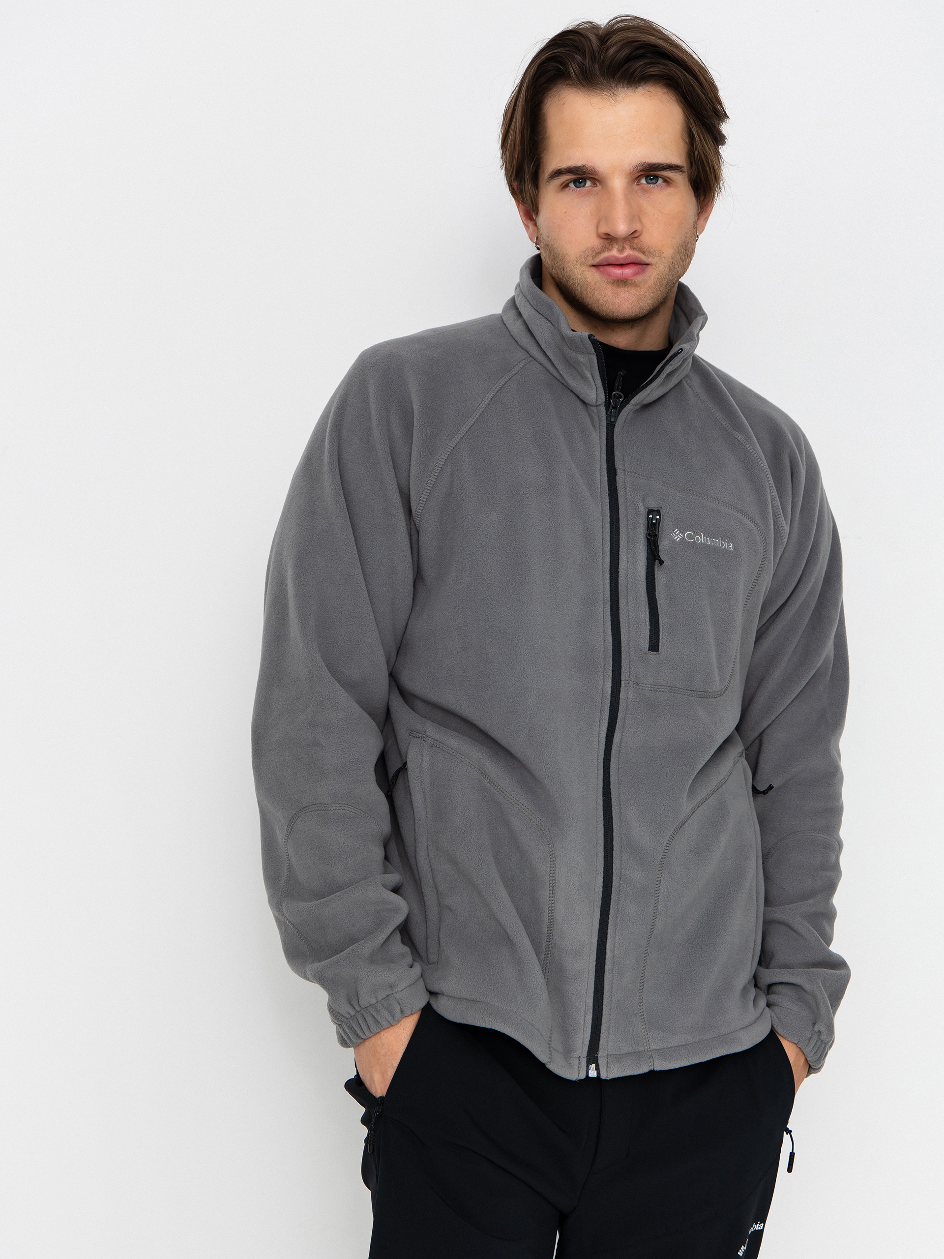 Fleecovu00e1 mikina Columbia Fast Trek II Full Zip (city grey)