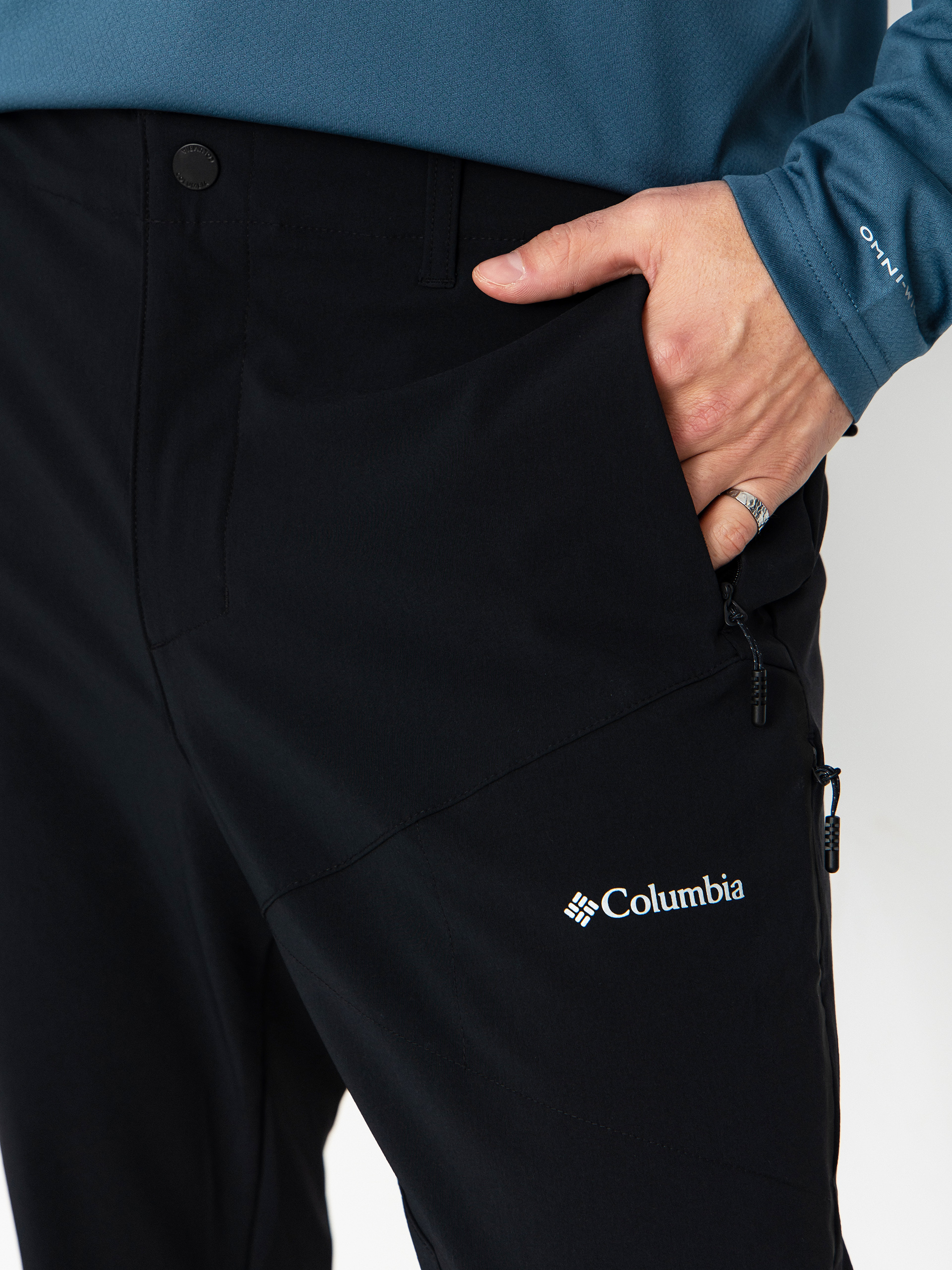 Kalhoty Columbia Tech Softshell (black)