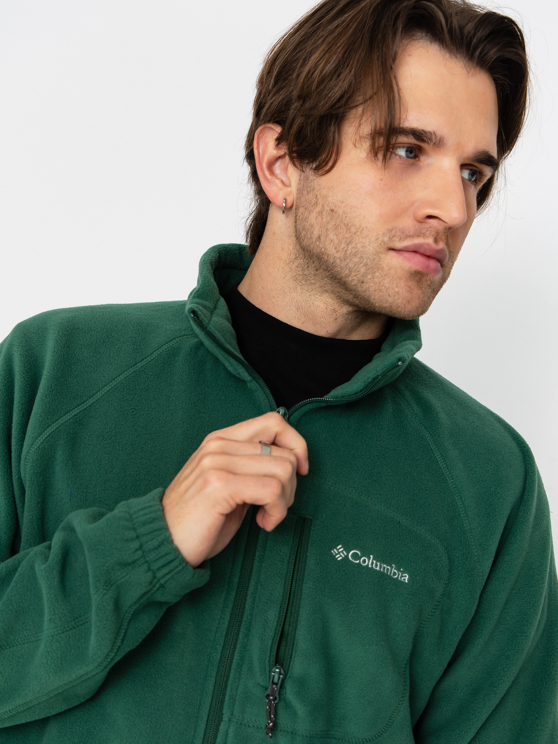 Pánský Fleecová mikina Columbia Fast Trek II Full Zip (rain forest)