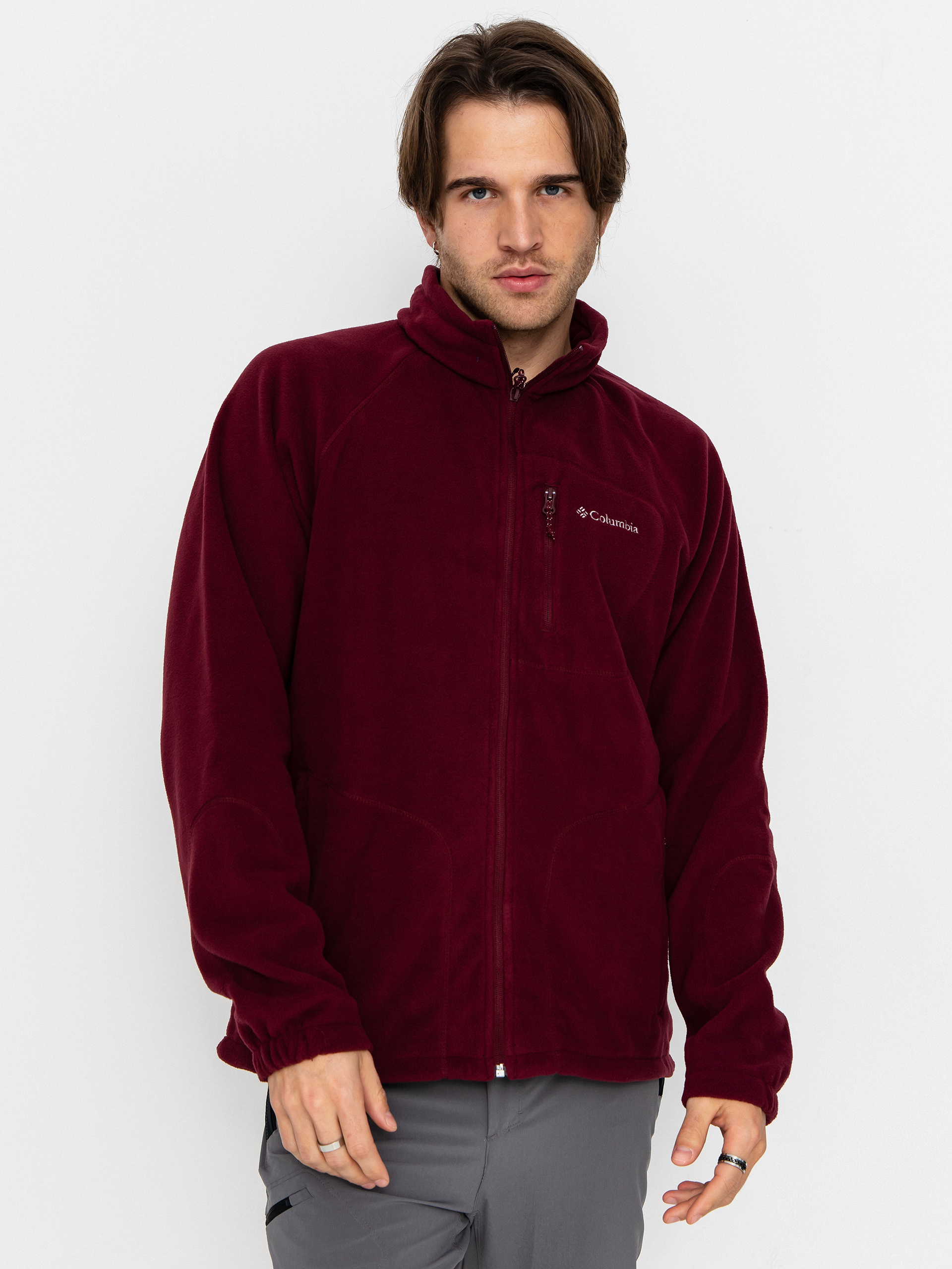Fleecovu00e1 mikina Columbia Fast Trek II Full Zip (rich wine)