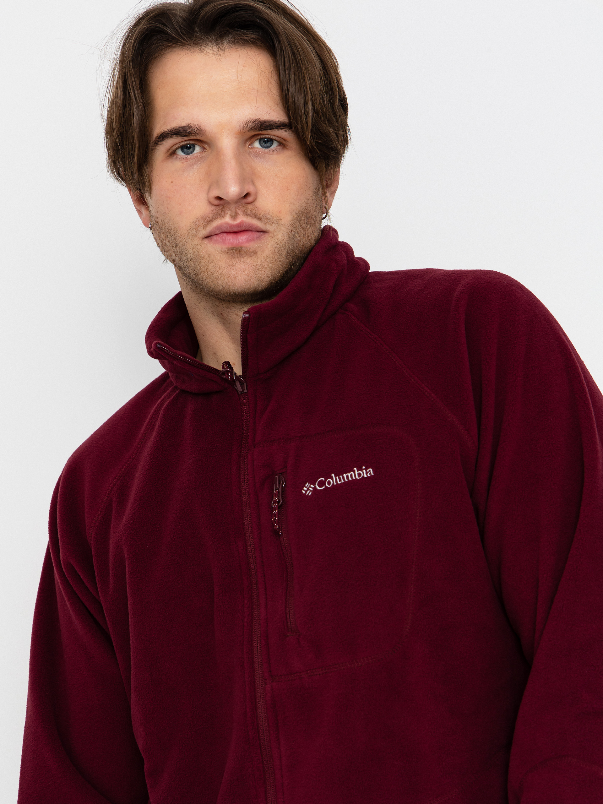 Pánský Fleecová mikina Columbia Fast Trek II Full Zip (rich wine)