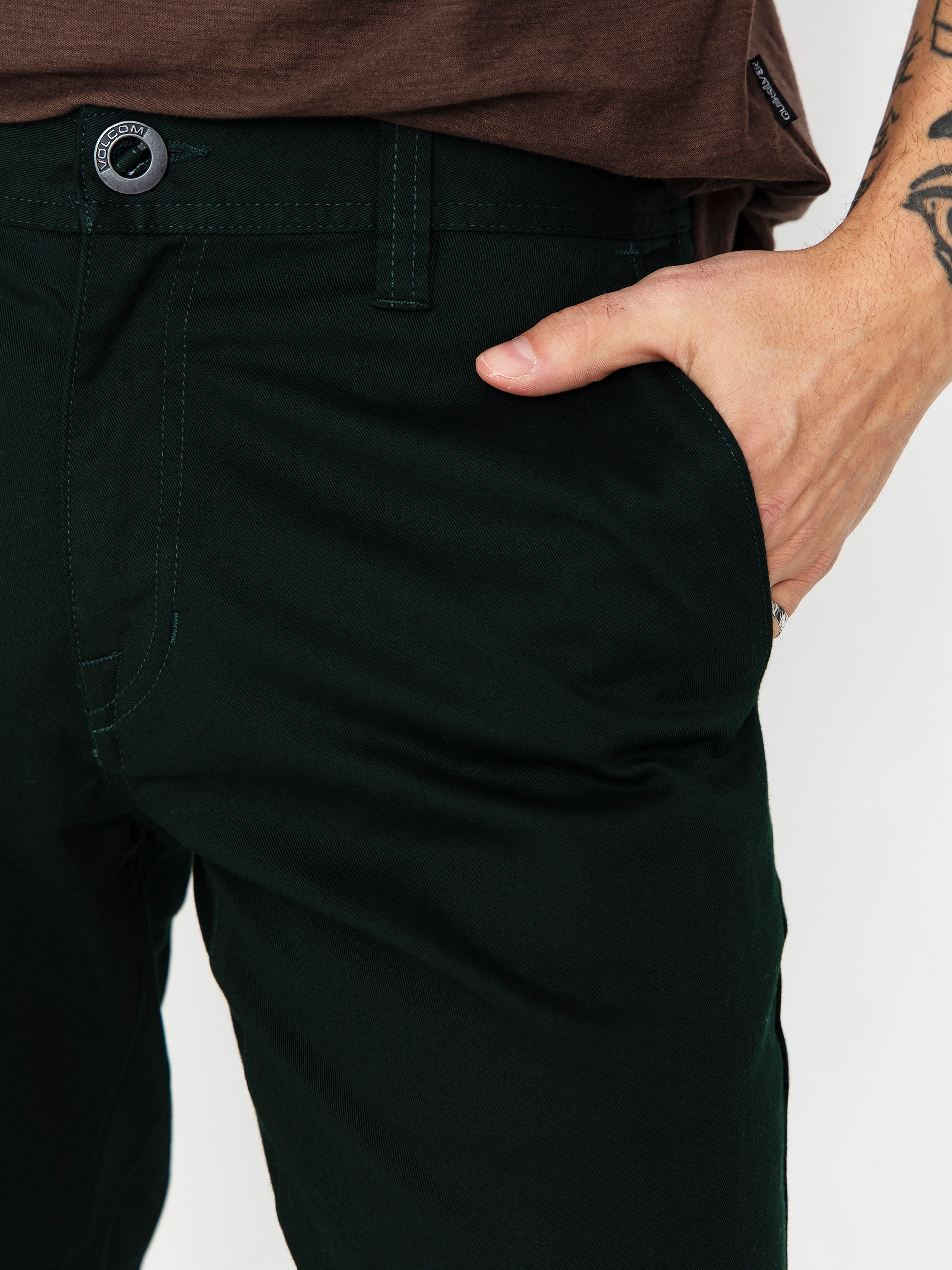 Kalhoty Volcom Frickin Modern Stretch (scarab)