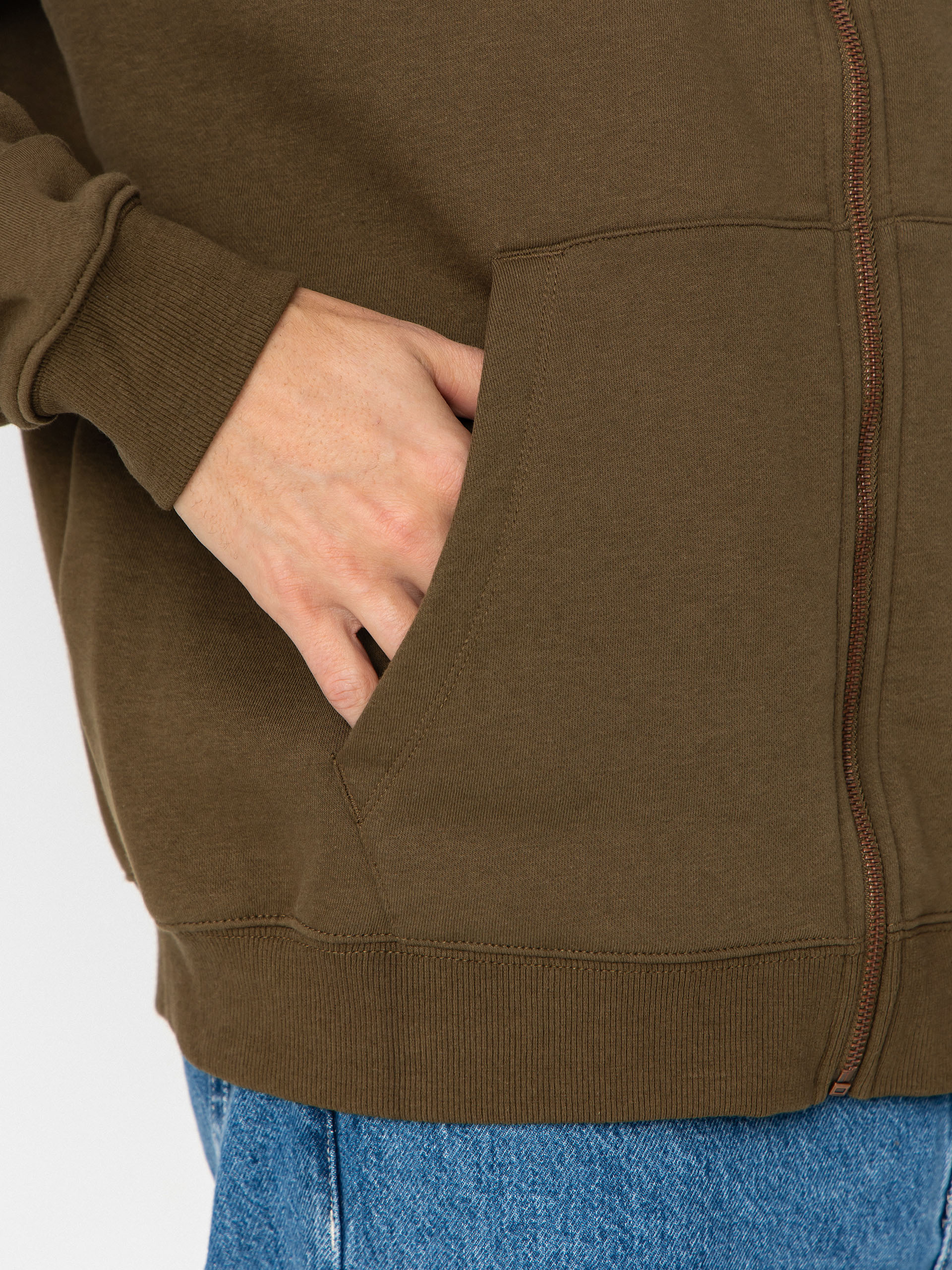 Mikina s kapucí Volcom Single Stone ZHD (sage leaf)