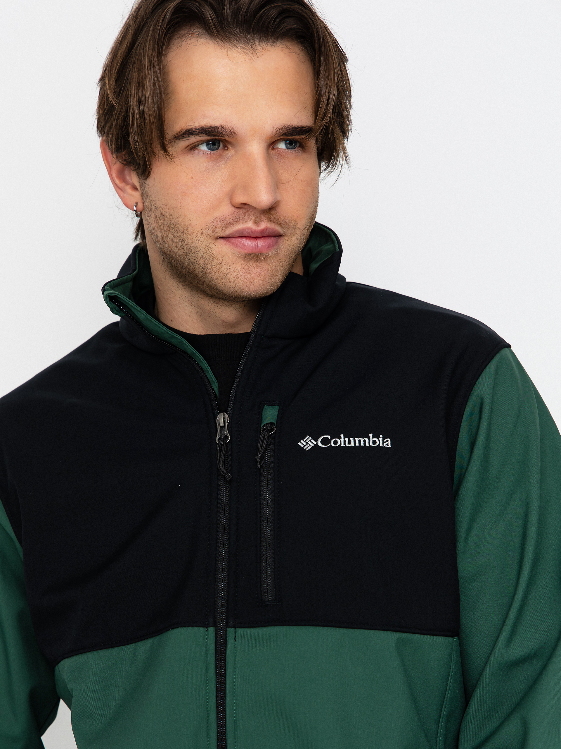 Bunda Columbia Ascender Softshell (rain forest/black)