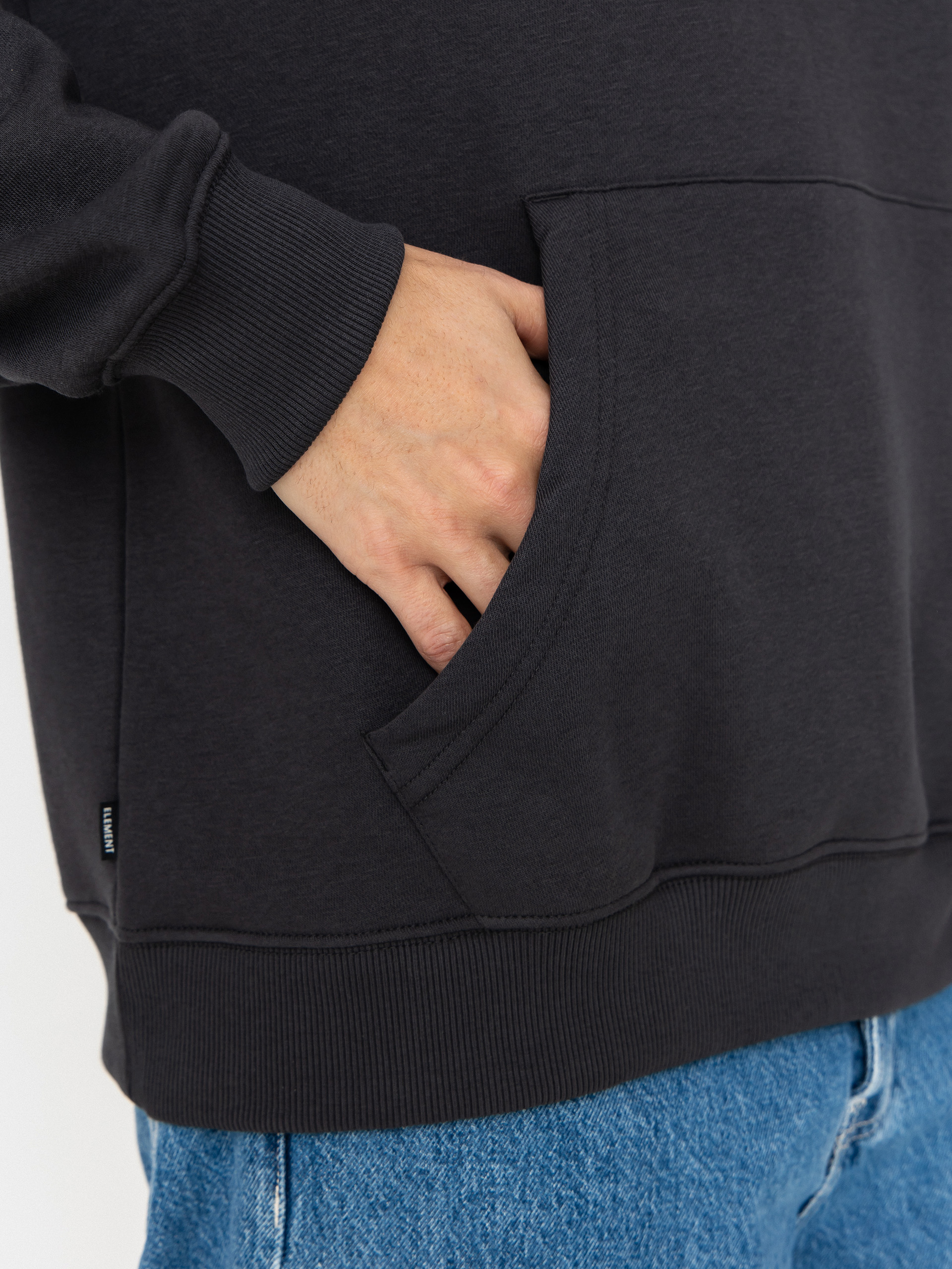 Mikina s kapucí Element Seal Bp HD (off black)