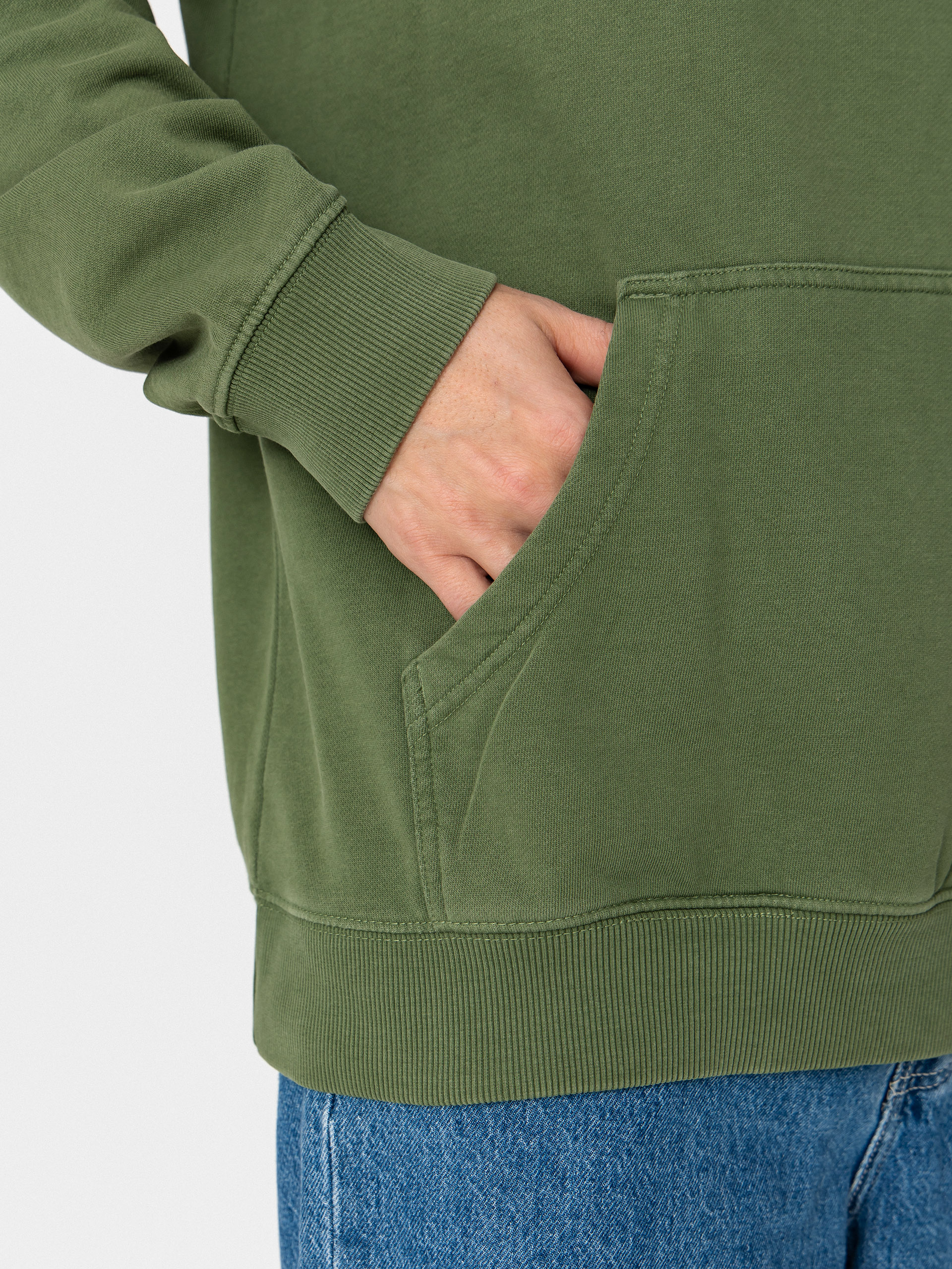 Mikina s kapucí DC Laugh Stack HD (bronze green)