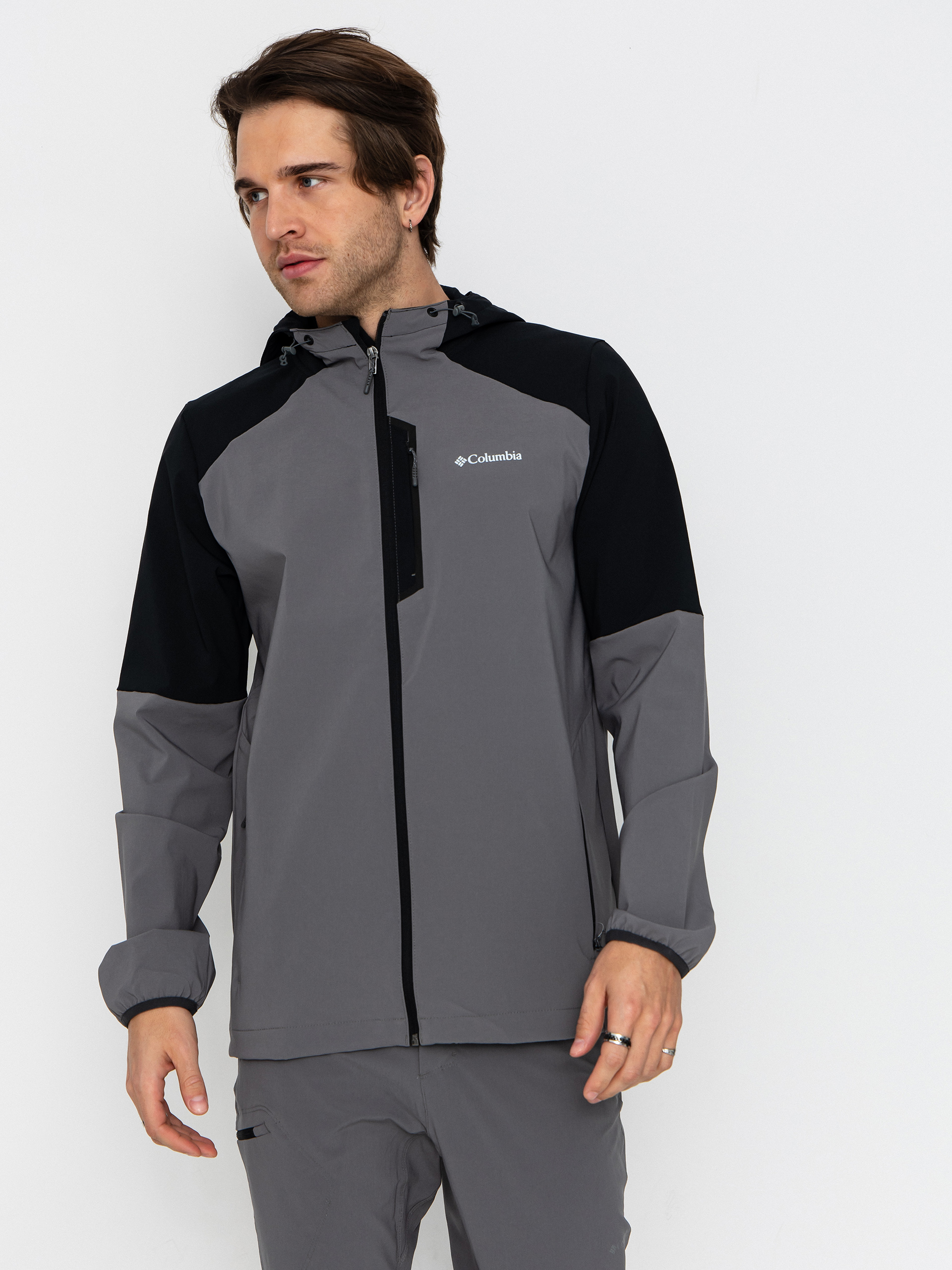 Bunda Columbia Tech Softshell HD (city grey/black)