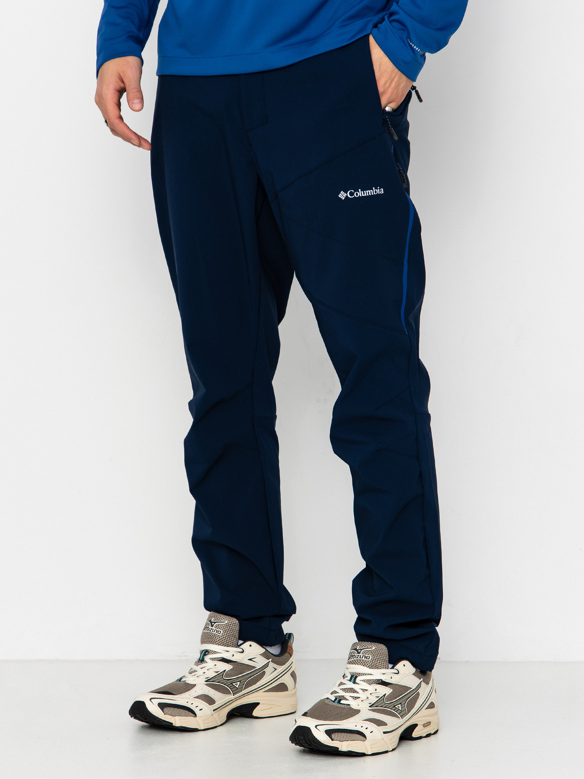 Kalhoty Columbia Tech Softshell (collegiate navy)