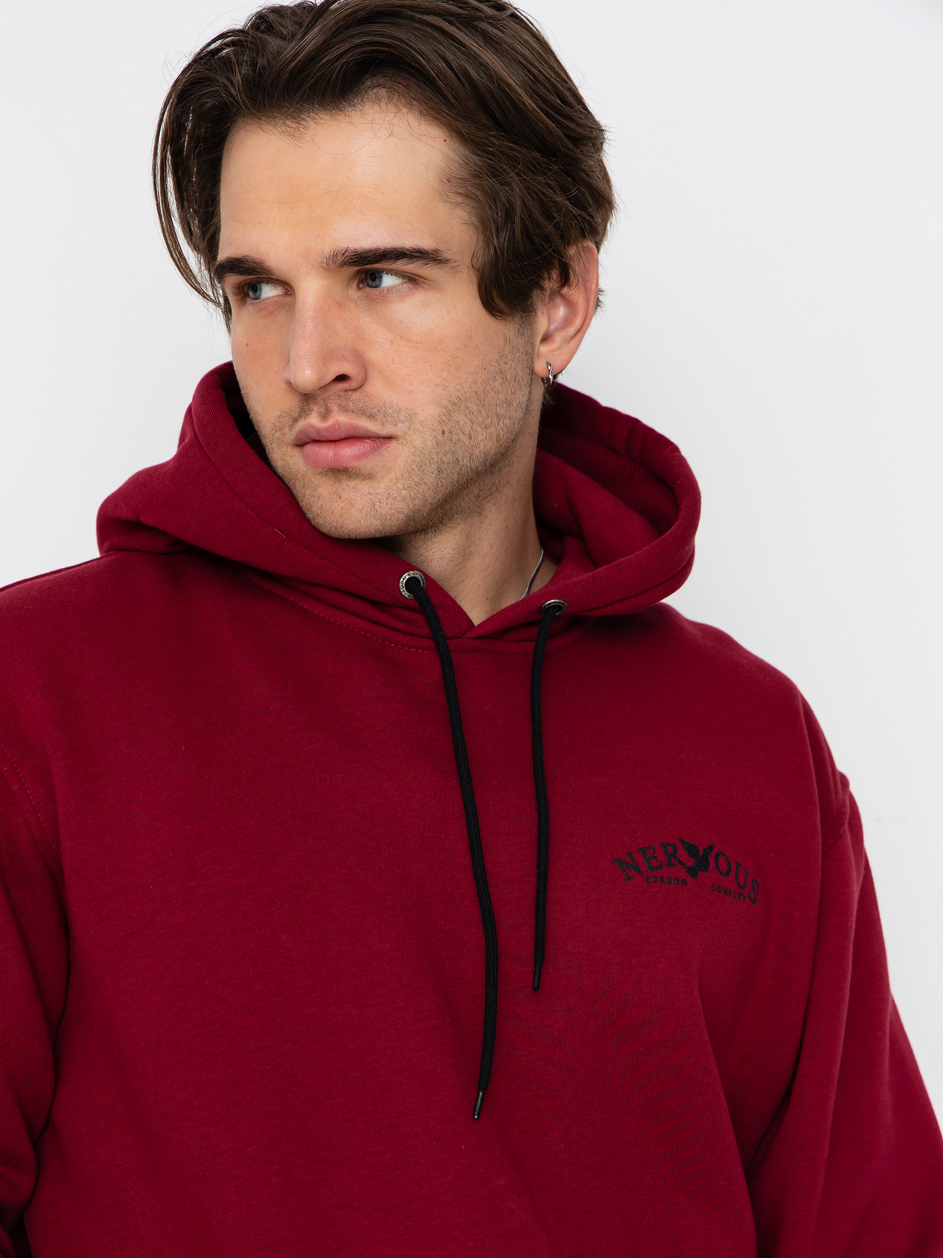 Mikina s kapucí Nervous Small Classic Arc HD (blood)