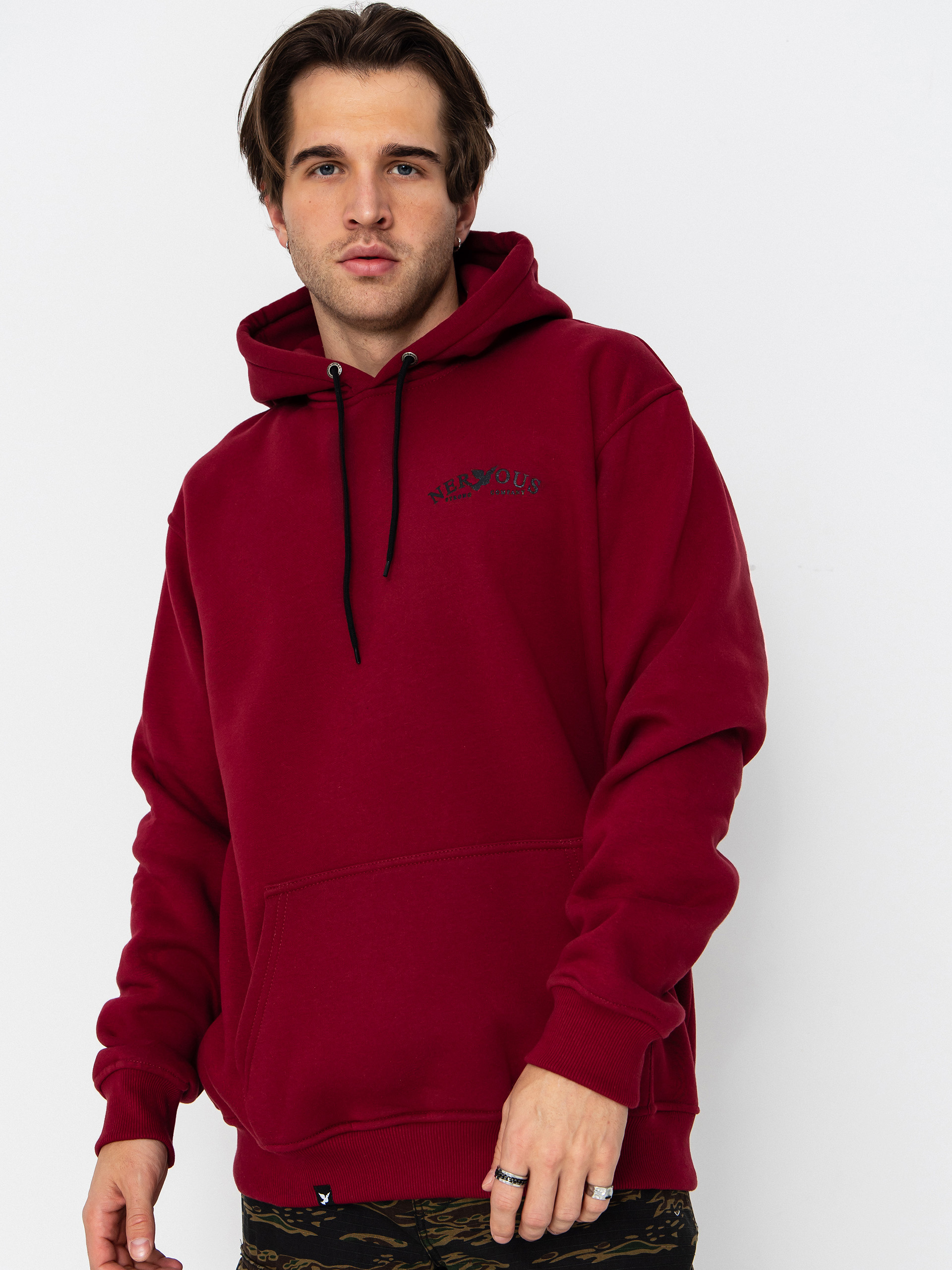 Mikina s kapucí Nervous Small Classic Arc HD (blood)