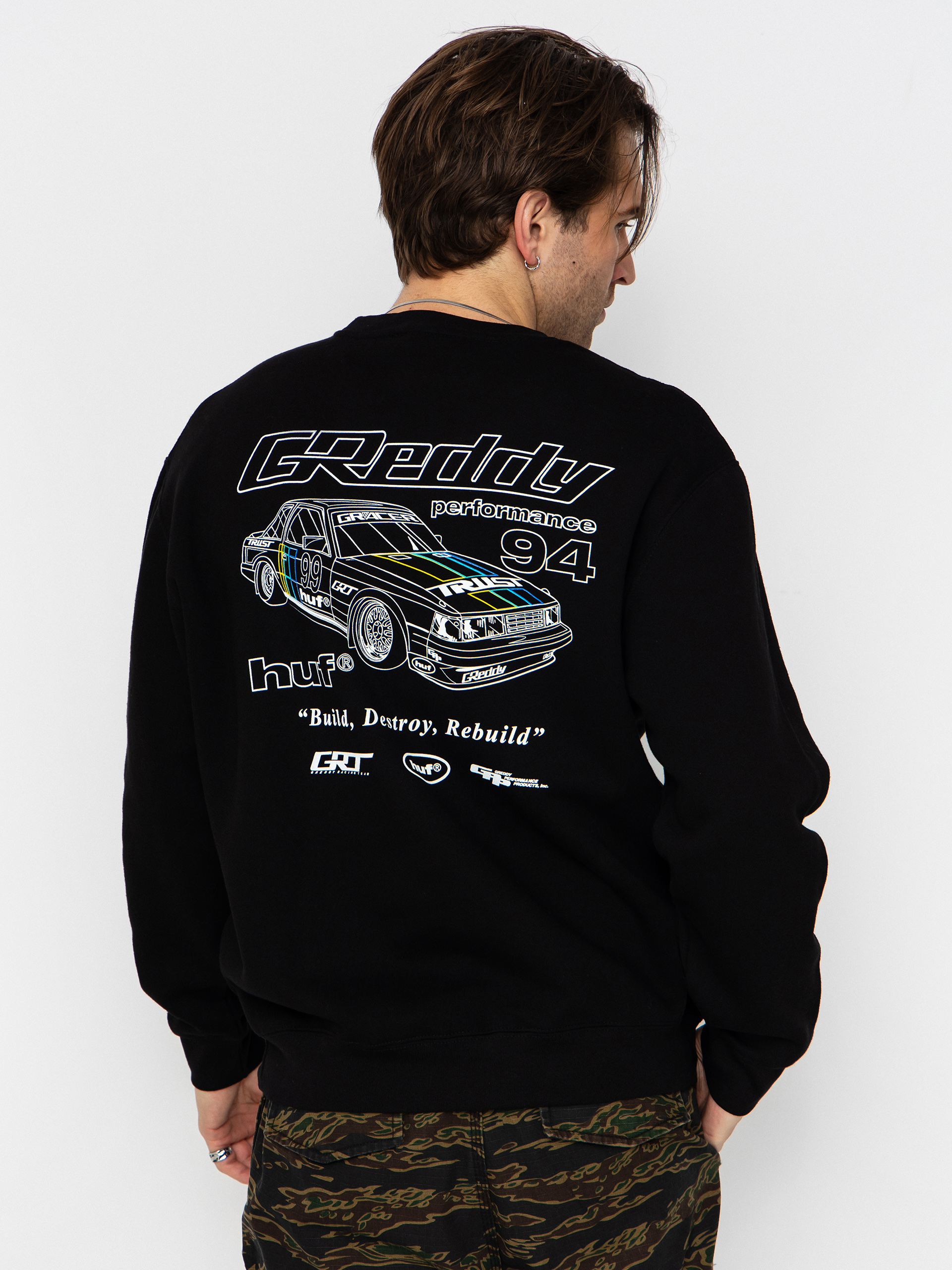 Mikina HUF X Greddy Retro Mod