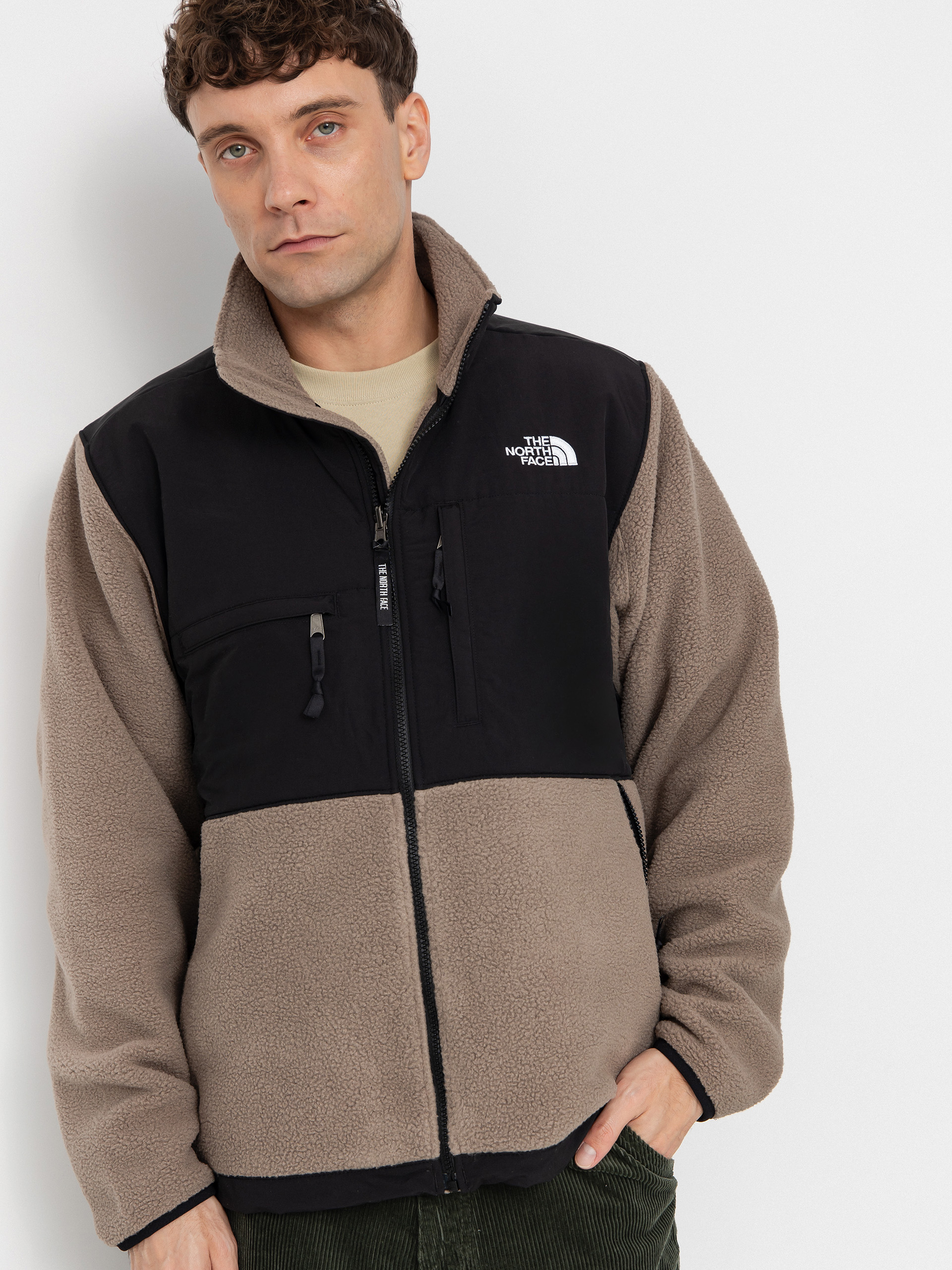 Bunda The North Face Retro Denali (mocha brown/tnf black)