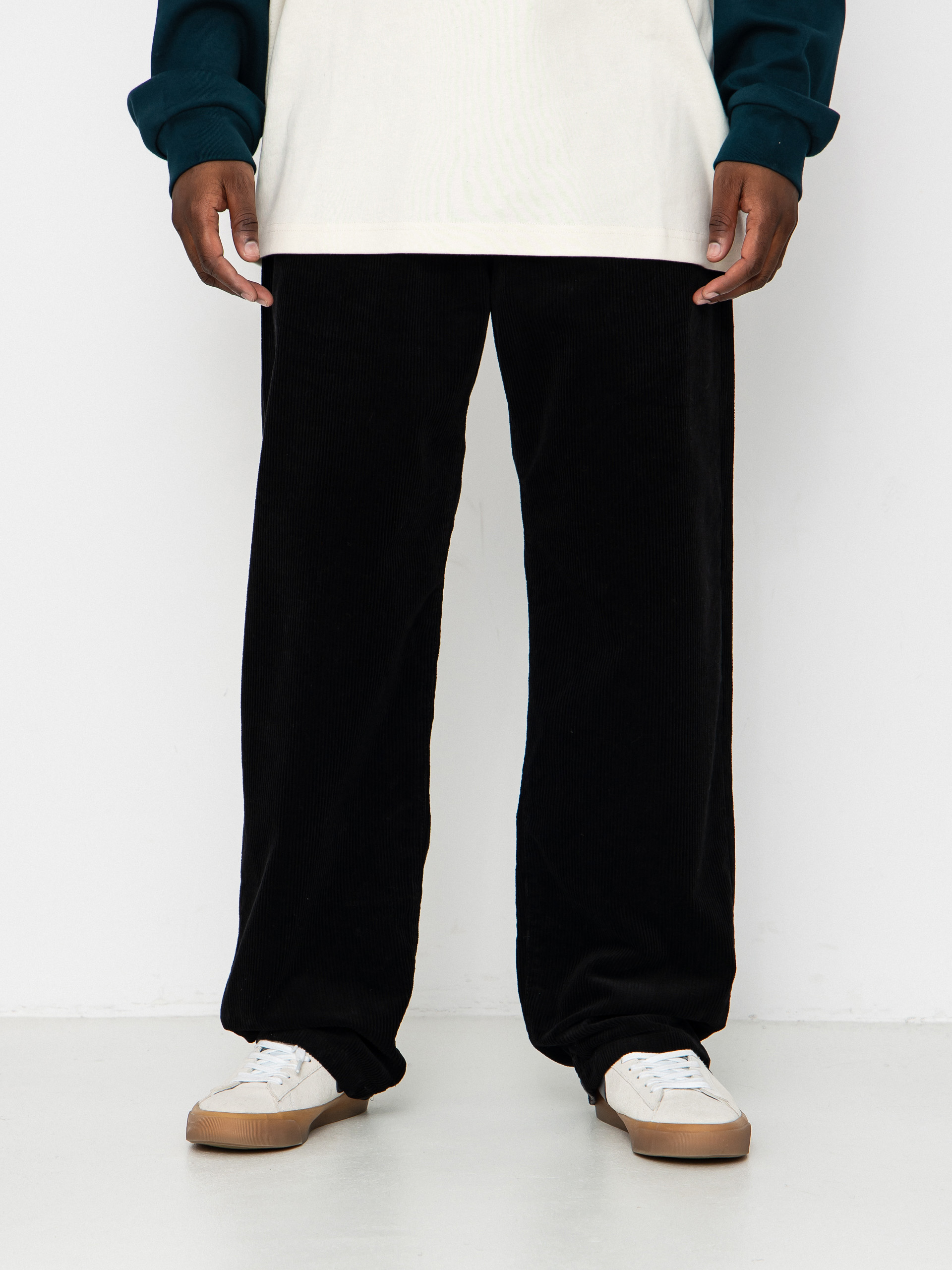 Kalhoty Carhartt WIP Landon (black/rinsed)