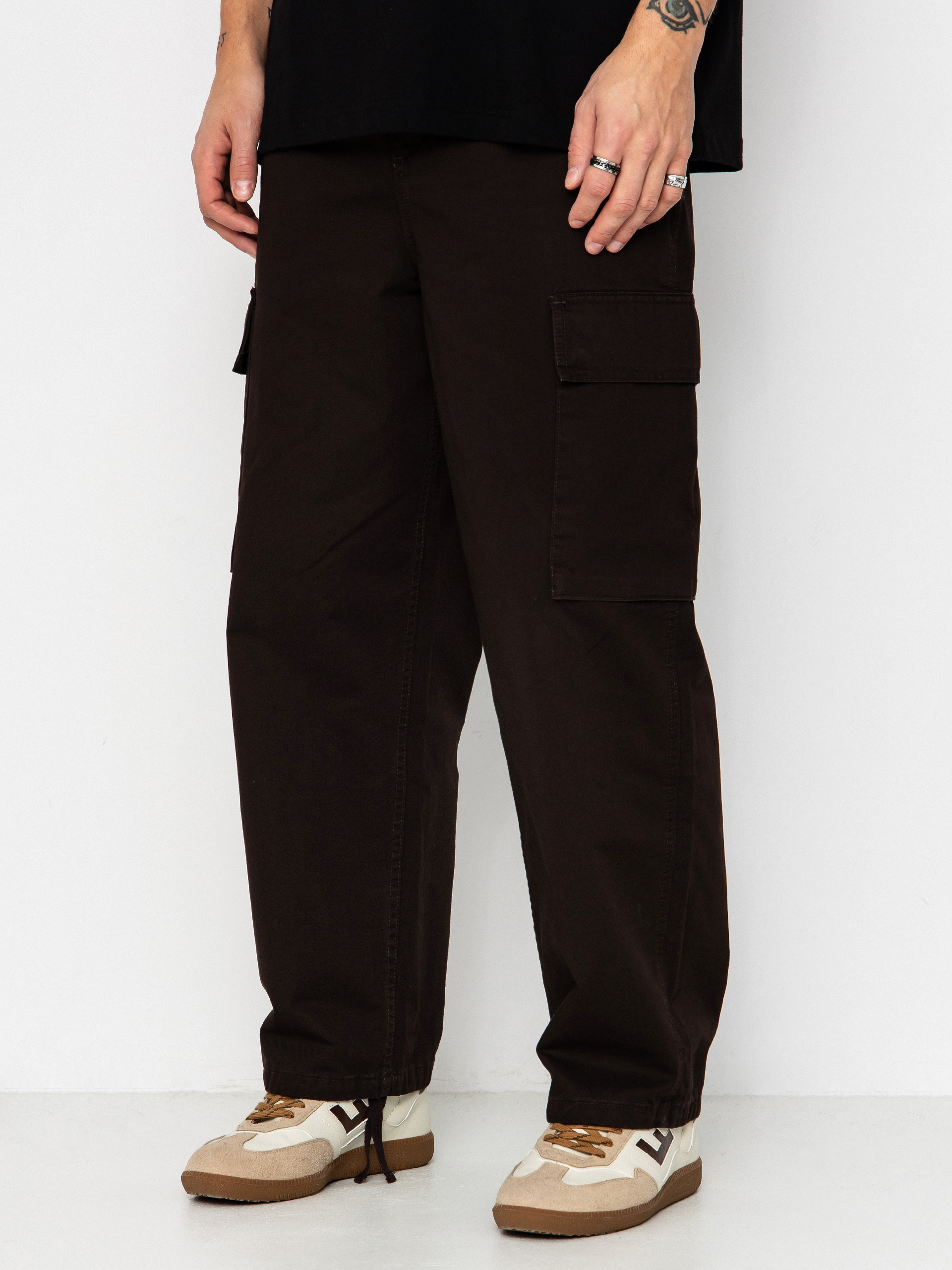 Kalhoty Carhartt WIP Kade Cargo (tobacco/stone washed)