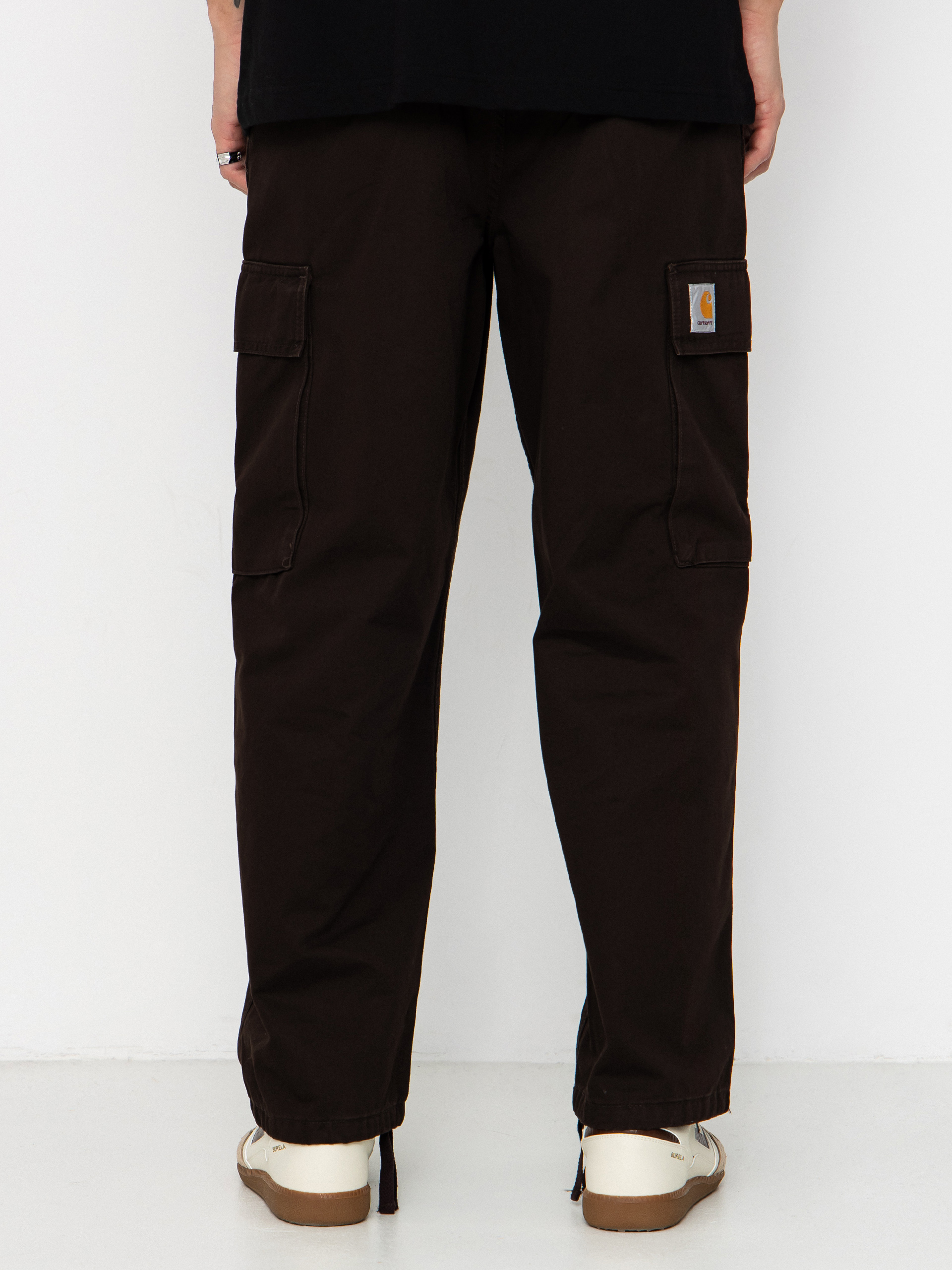 Kalhoty Carhartt WIP Kade Cargo (tobacco/stone washed)