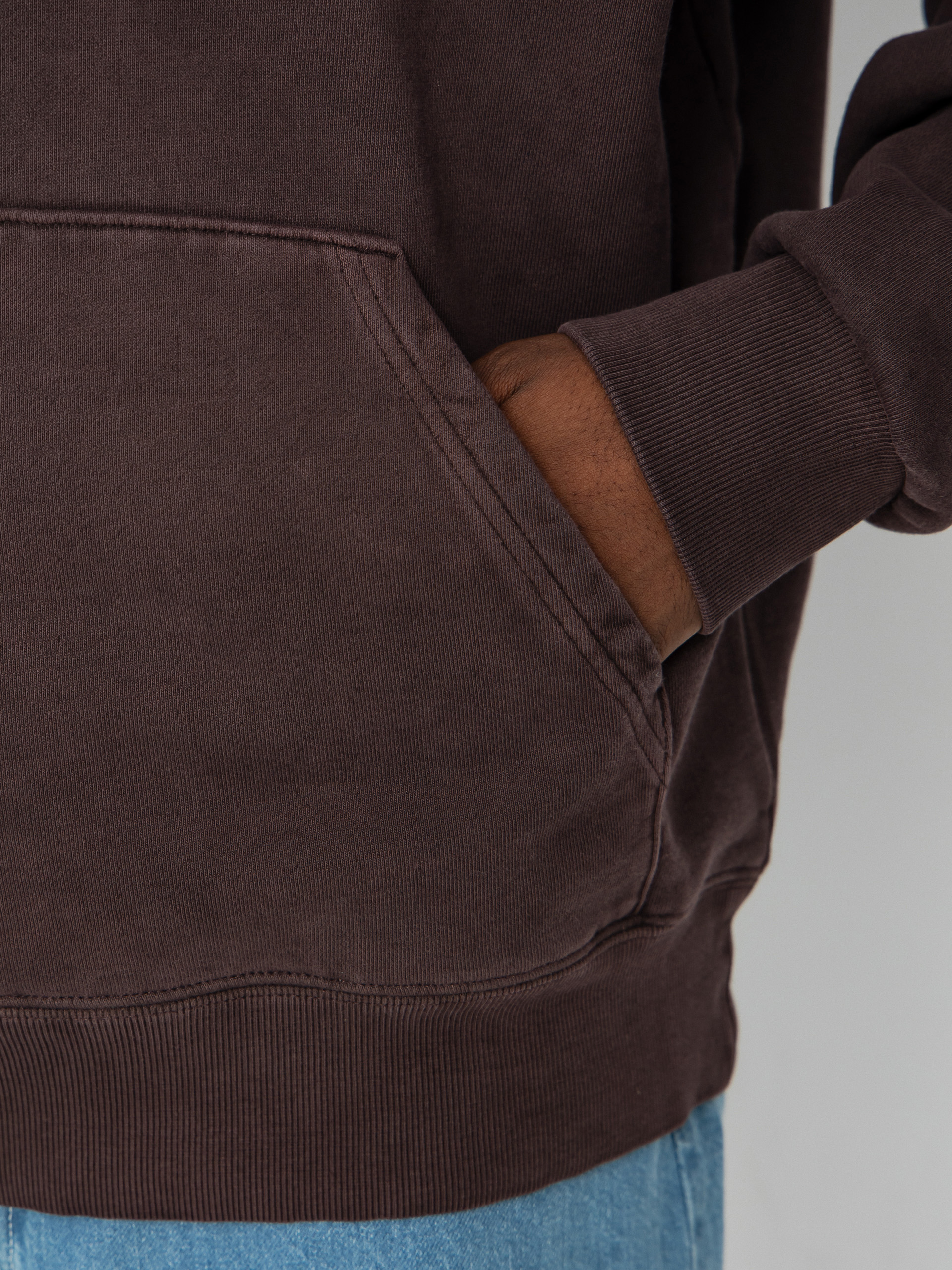 Mikina s kapucí Carhartt WIP Vista HD (palisander/garment dyed)