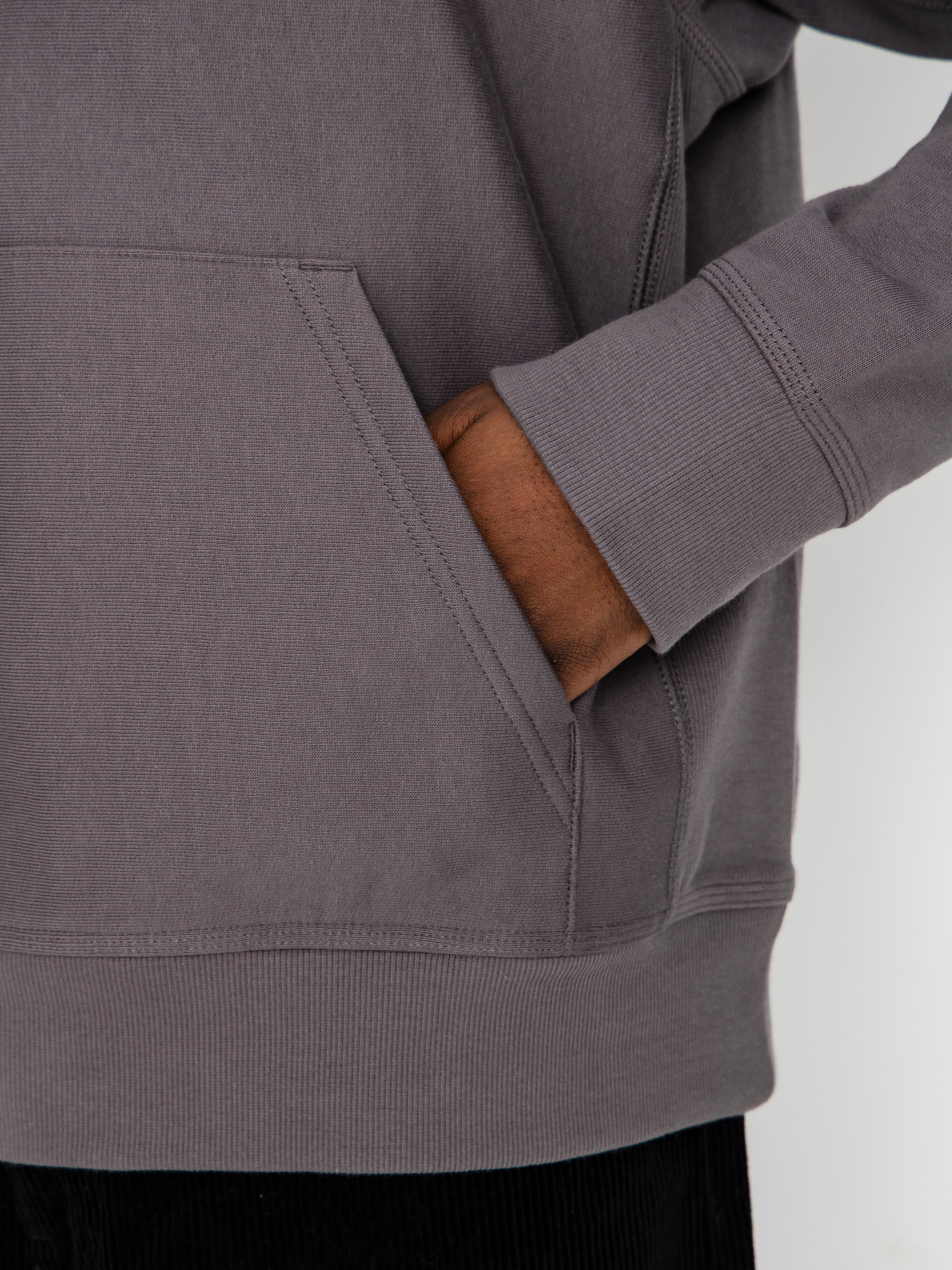 Mikina s kapucí Carhartt WIP American Script HD (porphyry)