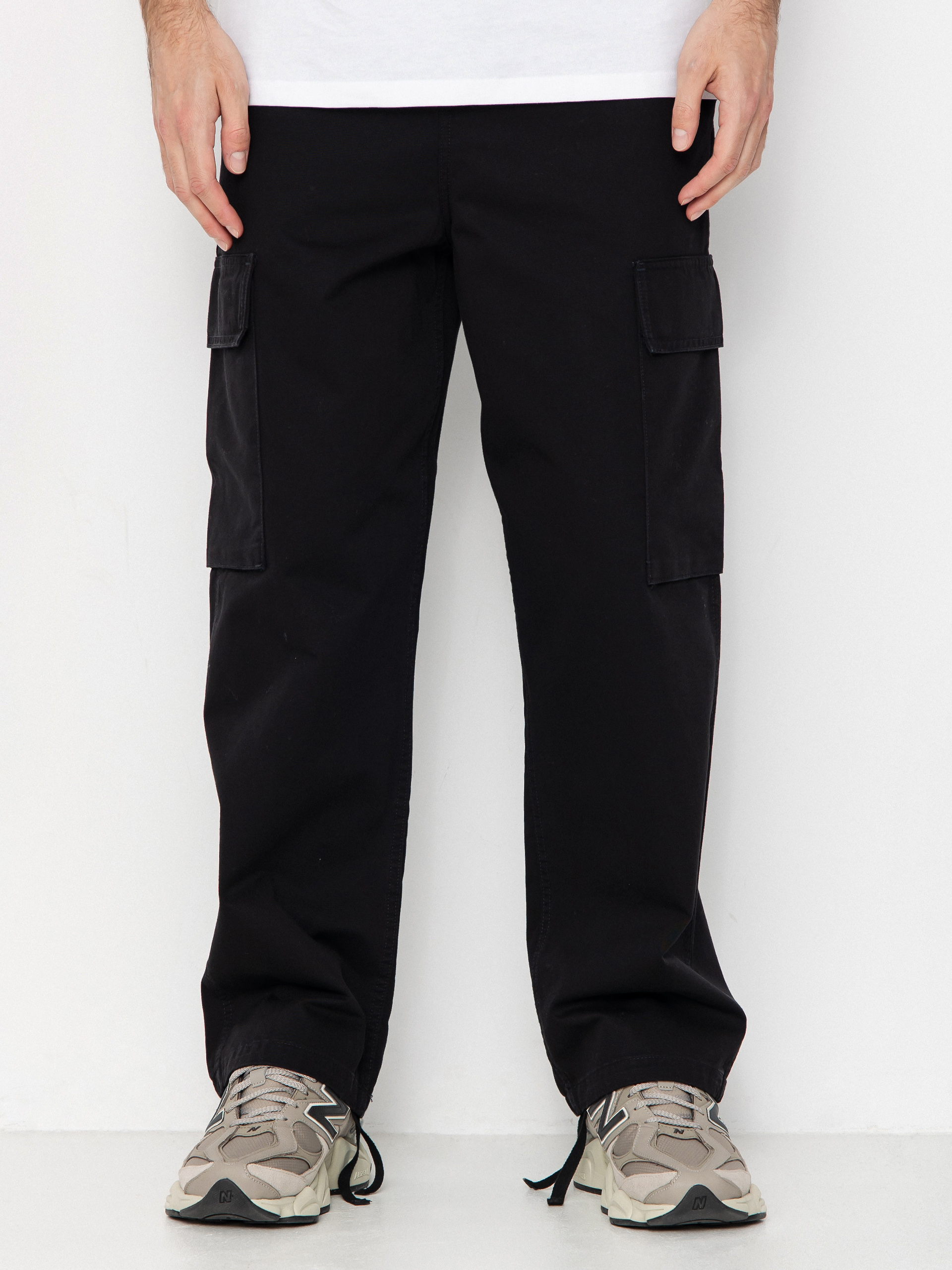 Kalhoty Carhartt WIP Kade Cargo (black/stone washed)