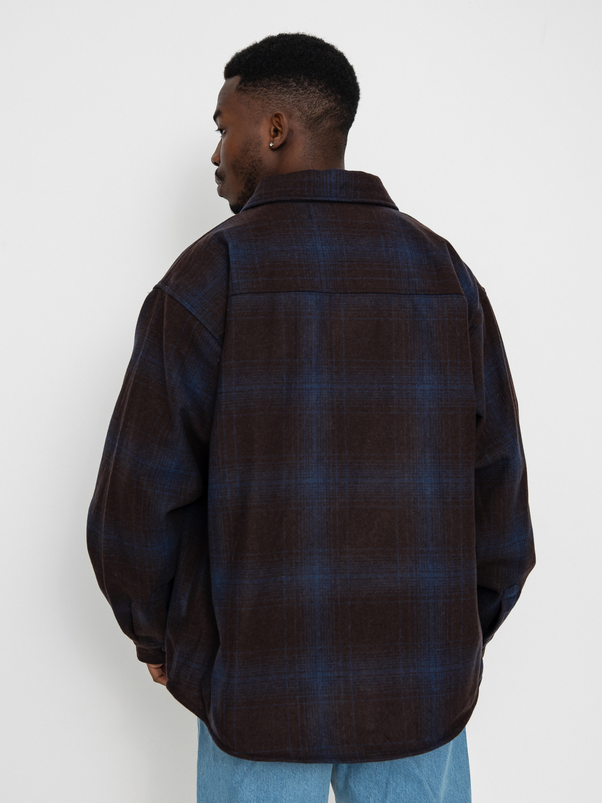 Bunda Carhartt WIP Brennan (brennan check/palisander/jupiter)