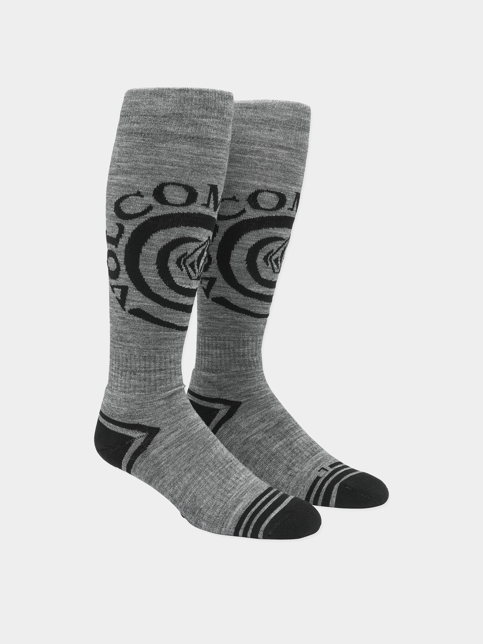 Ponožky Volcom Spiral Over The Calf (heather grey)